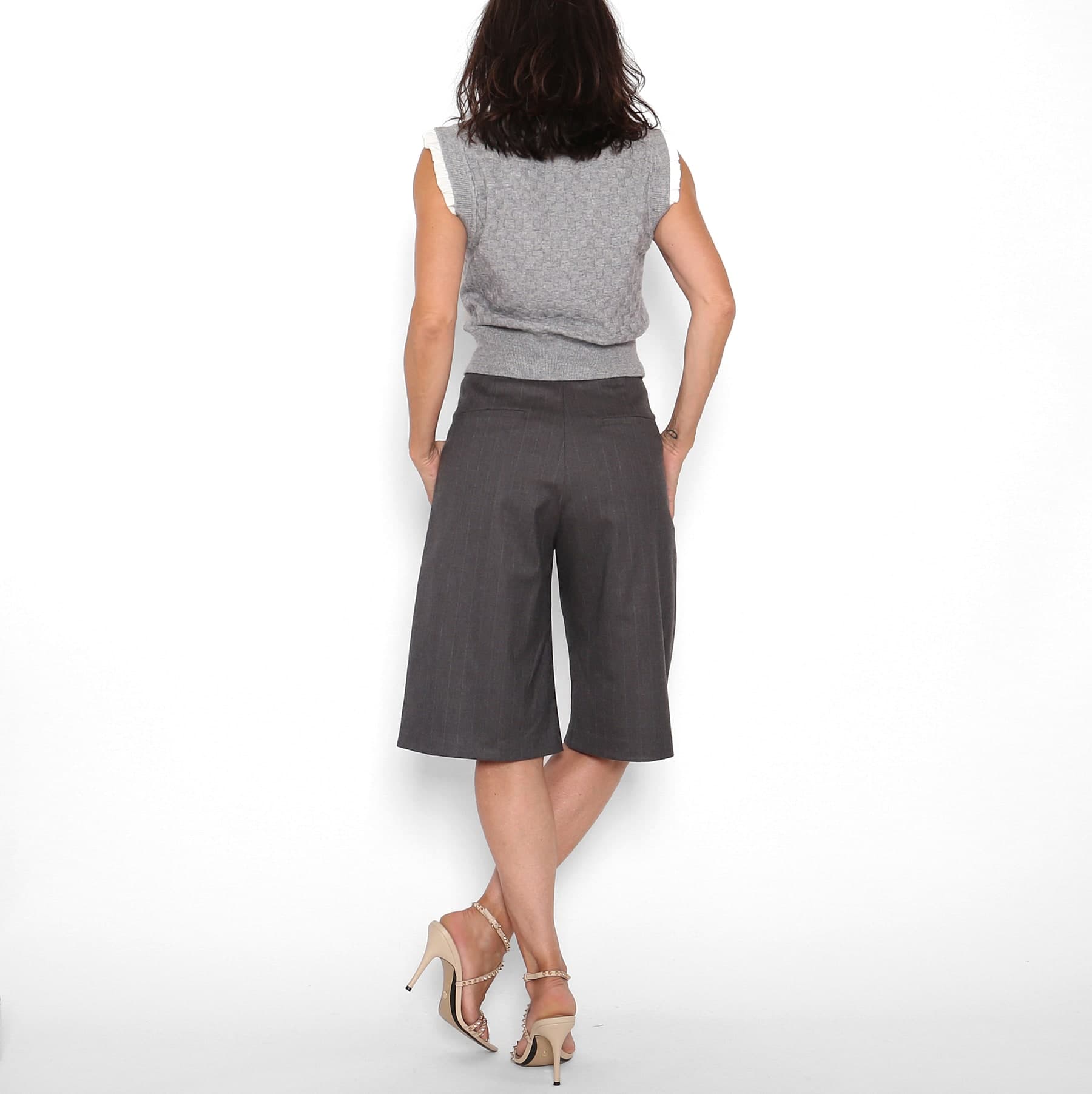 Bermudas Mil gracias Rayas Gris — foto 2
