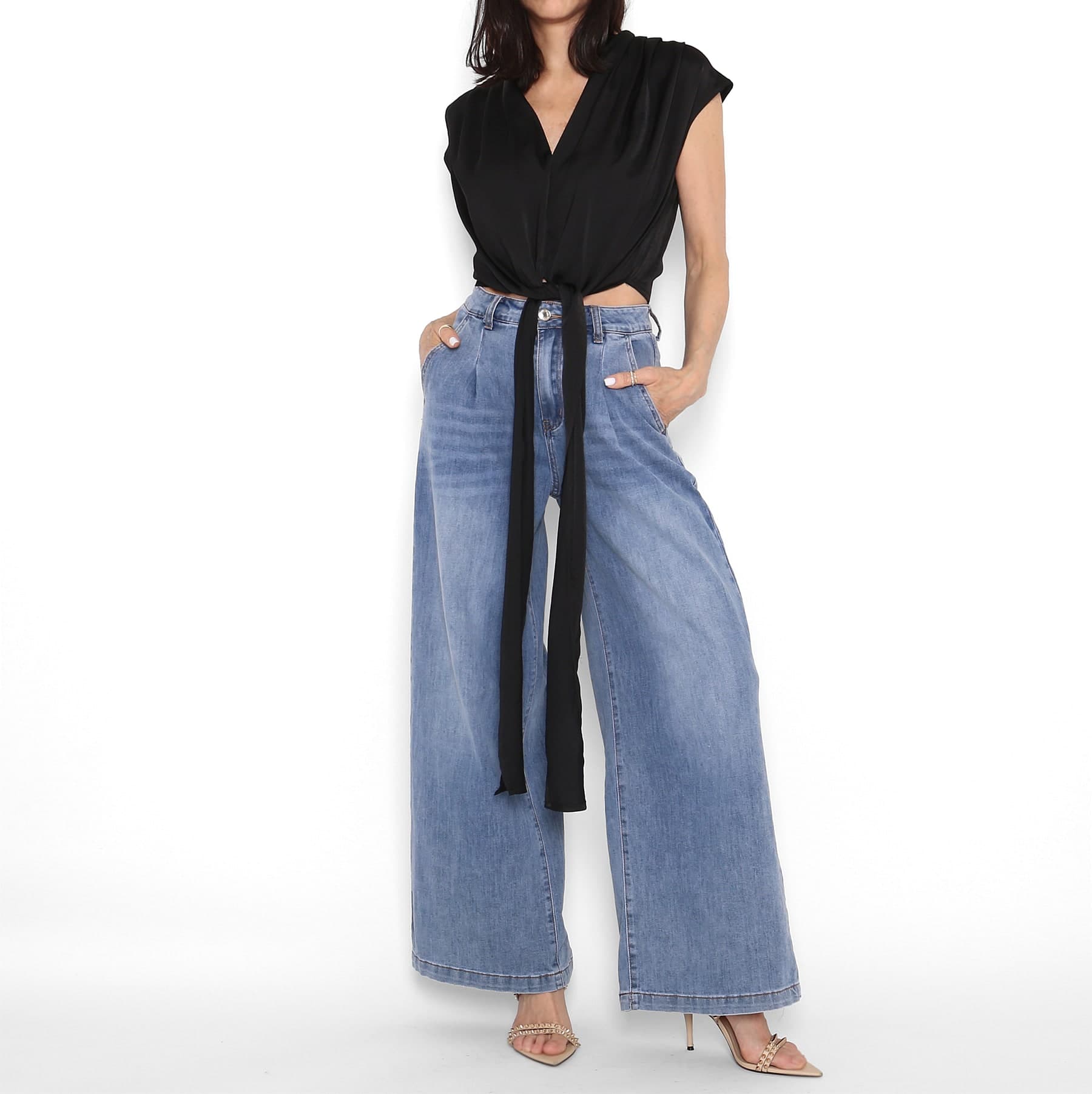 Blusa Knot Negra — foto 2
