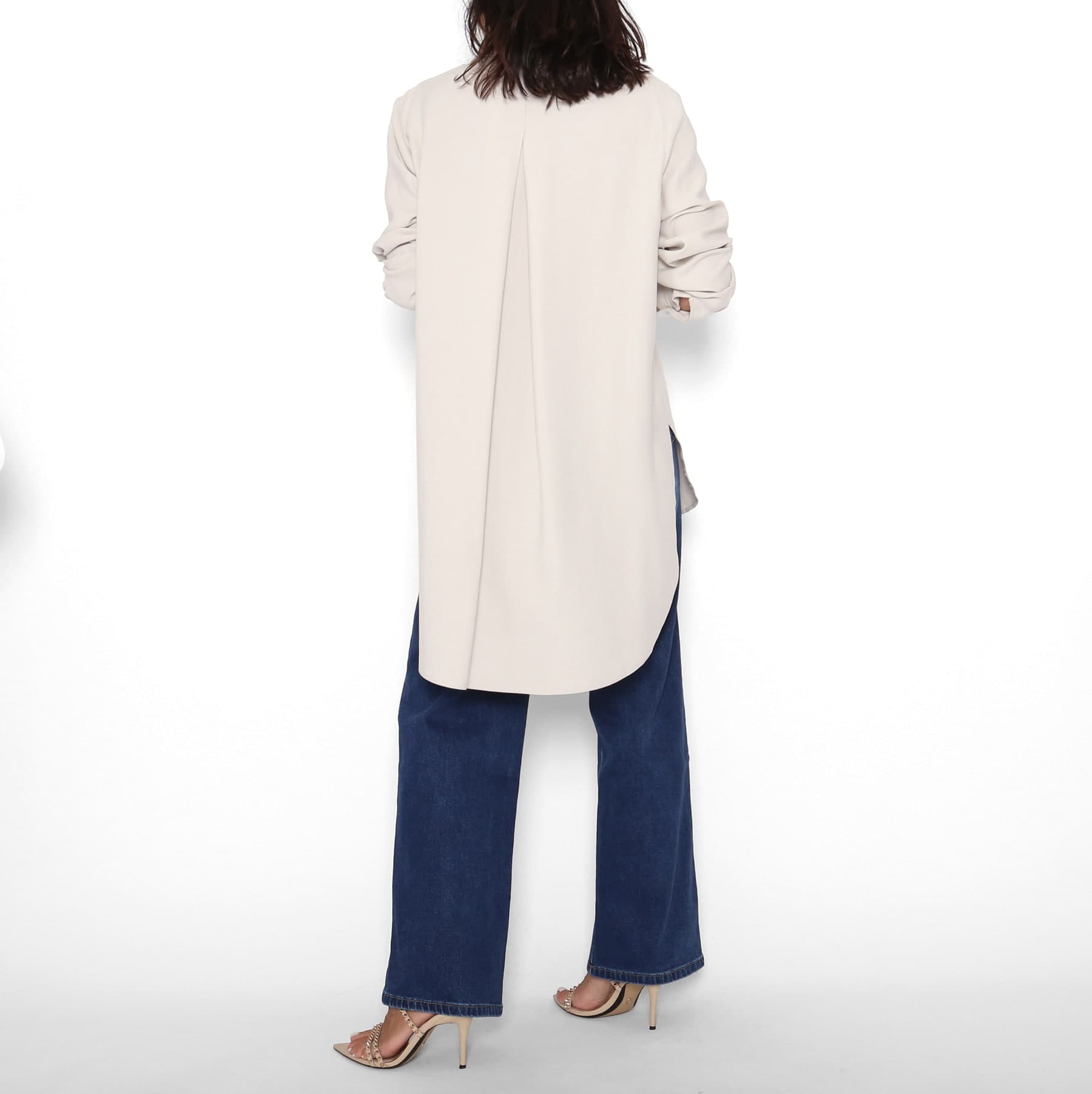 Camisa-Chaqueta Marfil — foto 4