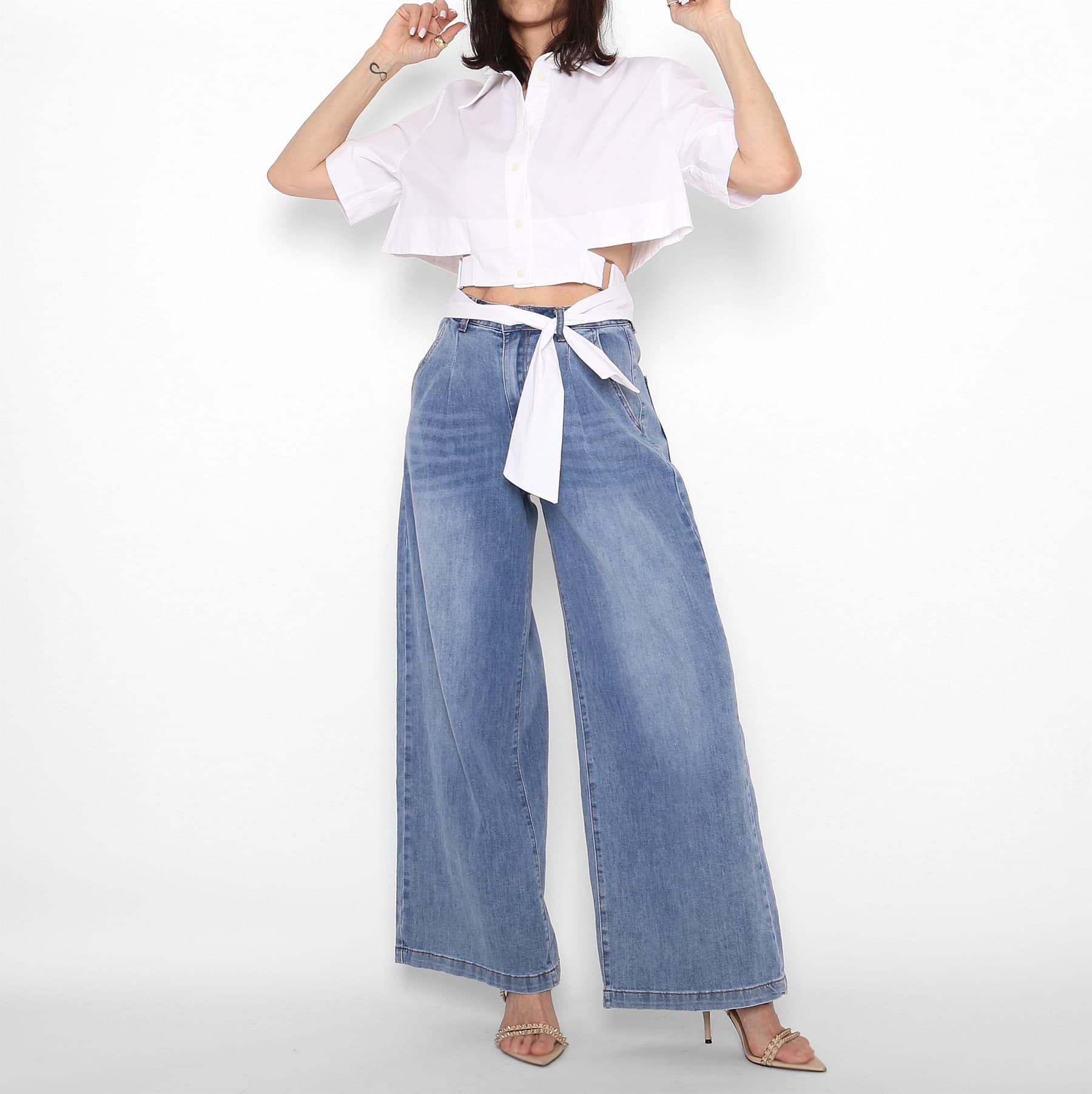 Camisa Cinturón Blanca — foto 5