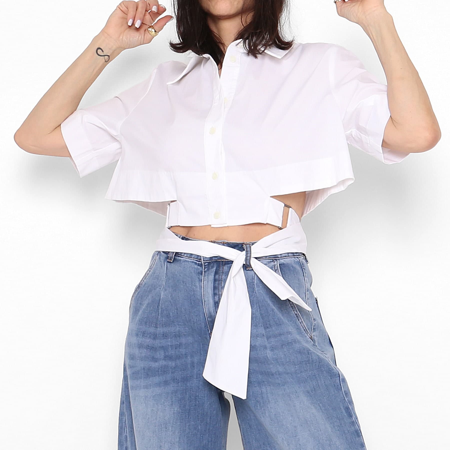 Camisa Cinturón Blanca — foto 6