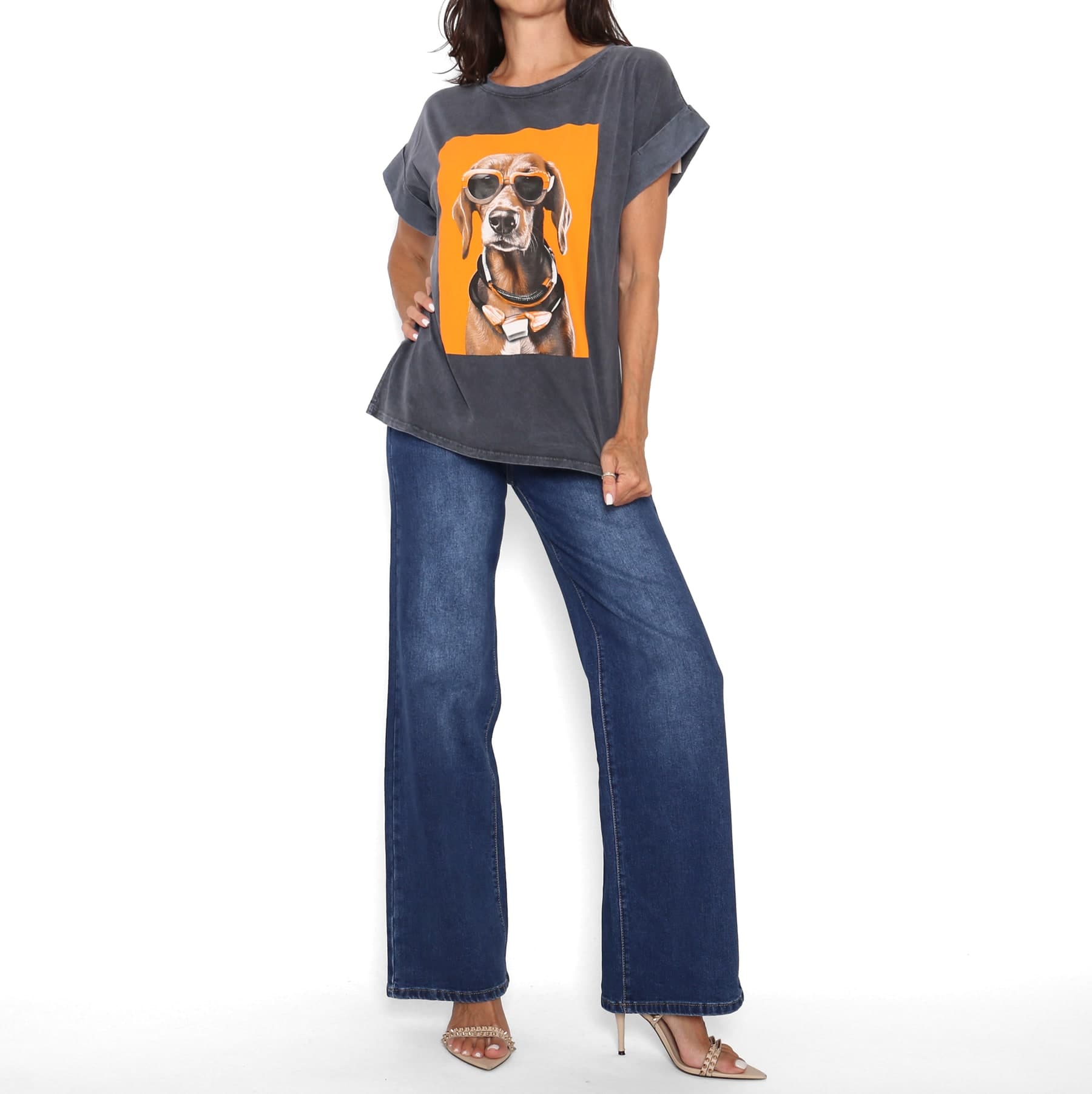 Camiseta Dog Pitt Negra — foto 2