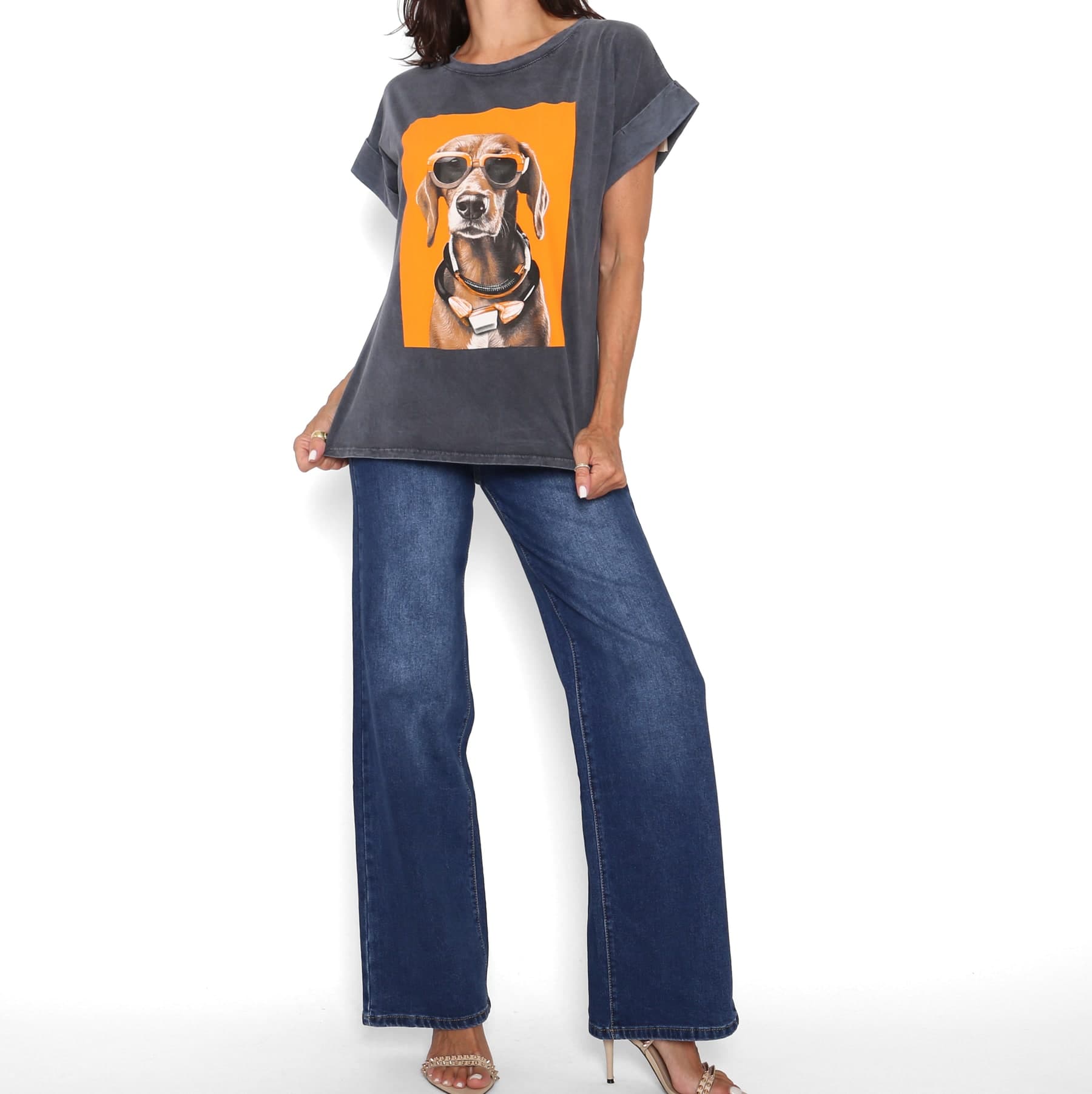 Camiseta Dog Pitt Negra — foto 3