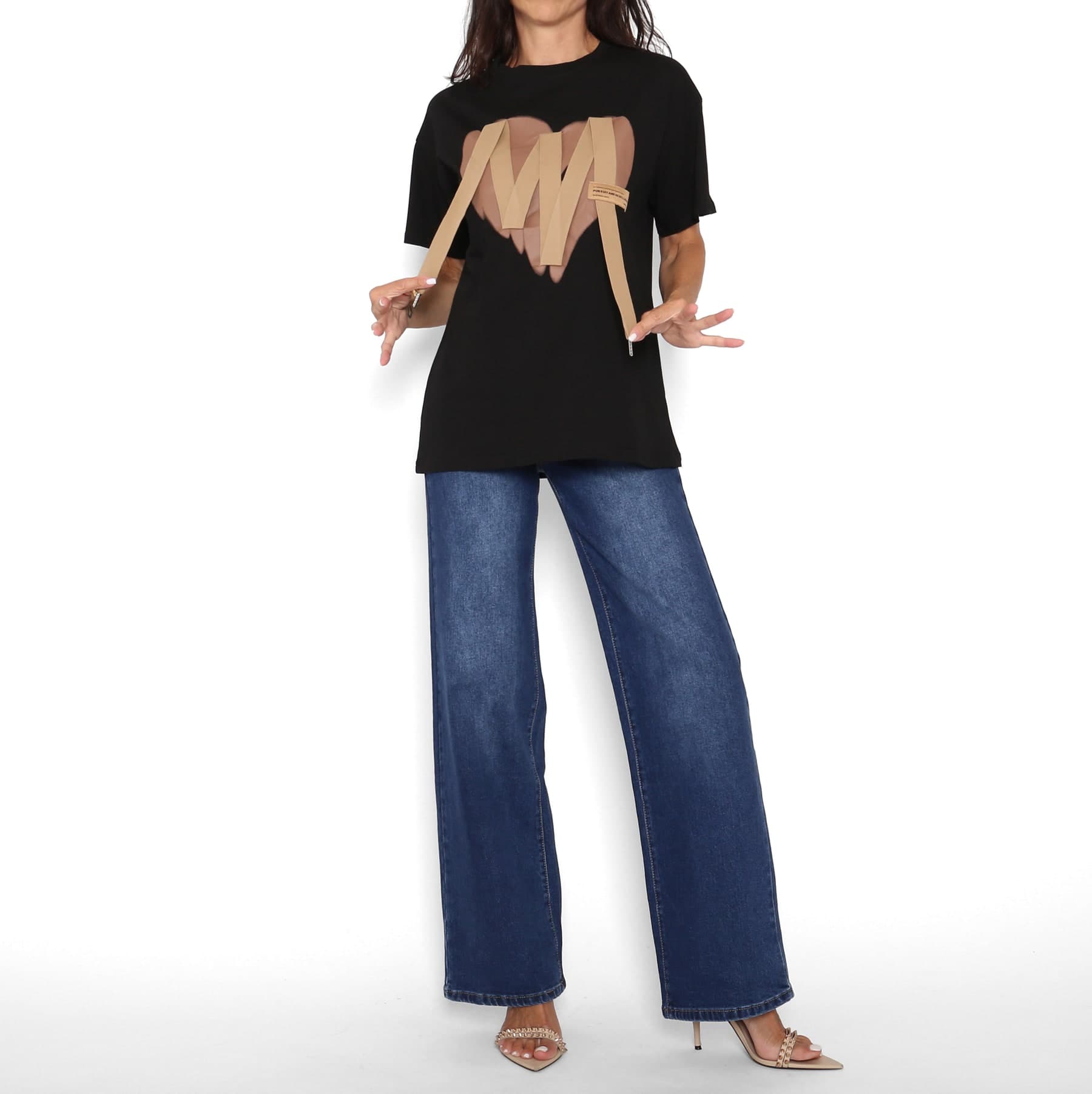 Camiseta Heart Negra — foto 2