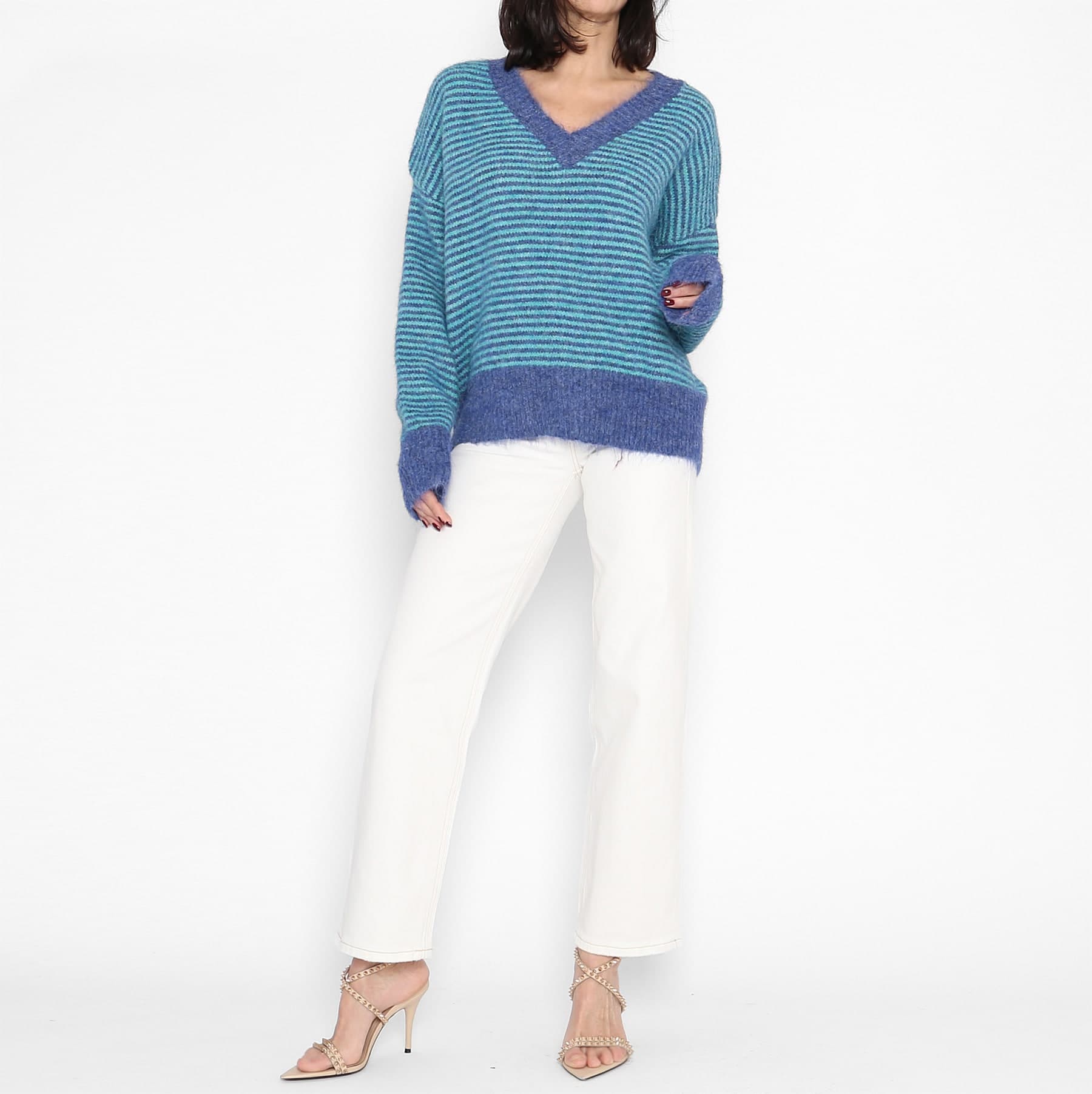 Jersey Bicolor Azul Y Turquesa — foto 2
