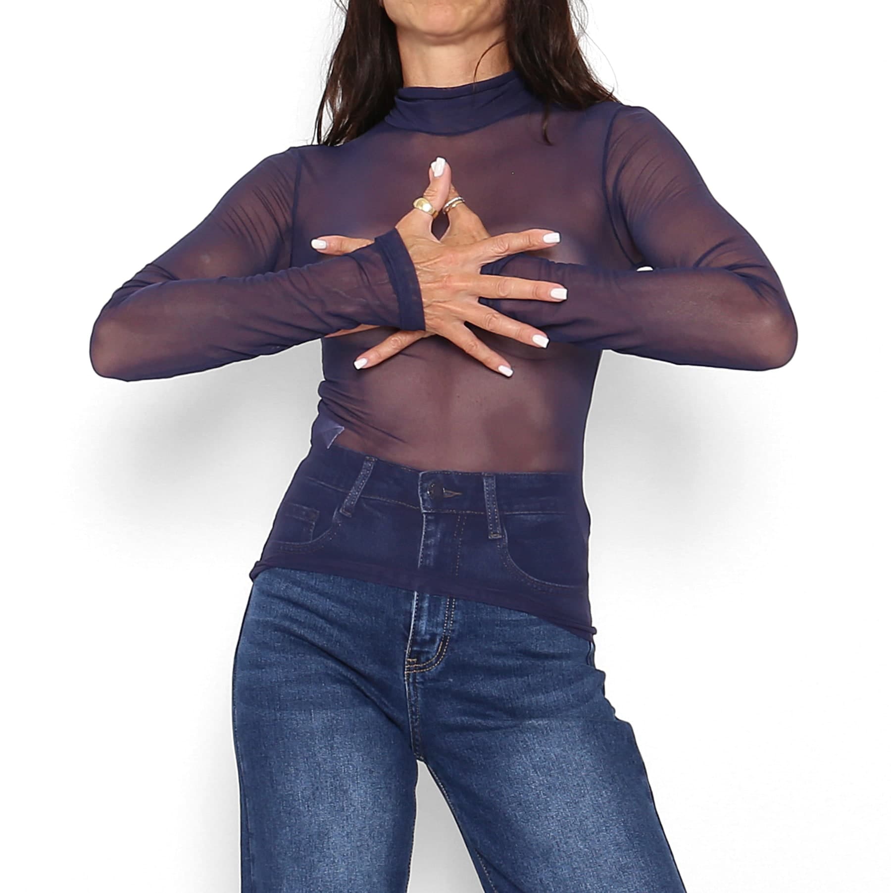 Jersey Transparente Azul