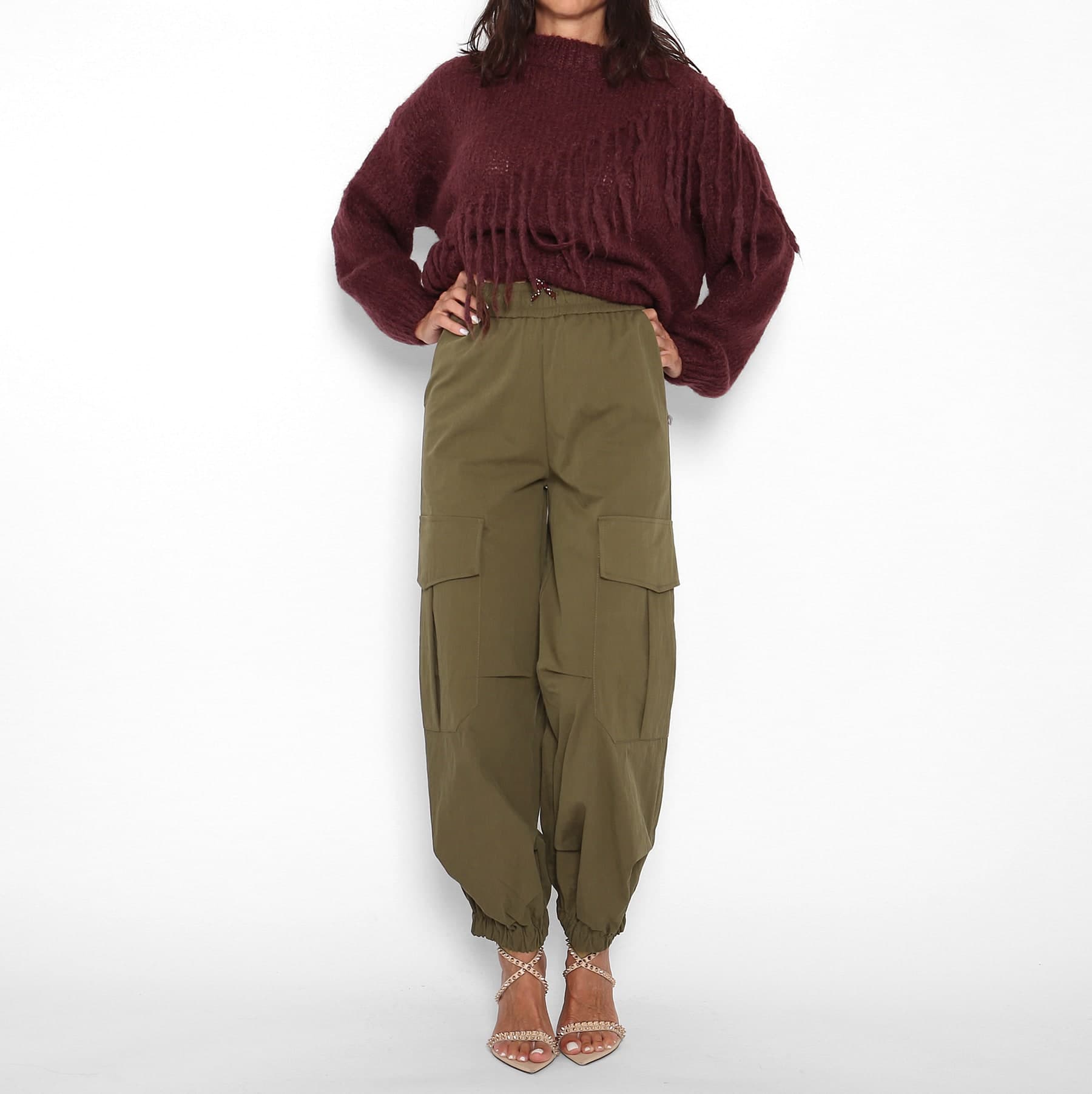 Pantalón Cargo Caqui — foto 3