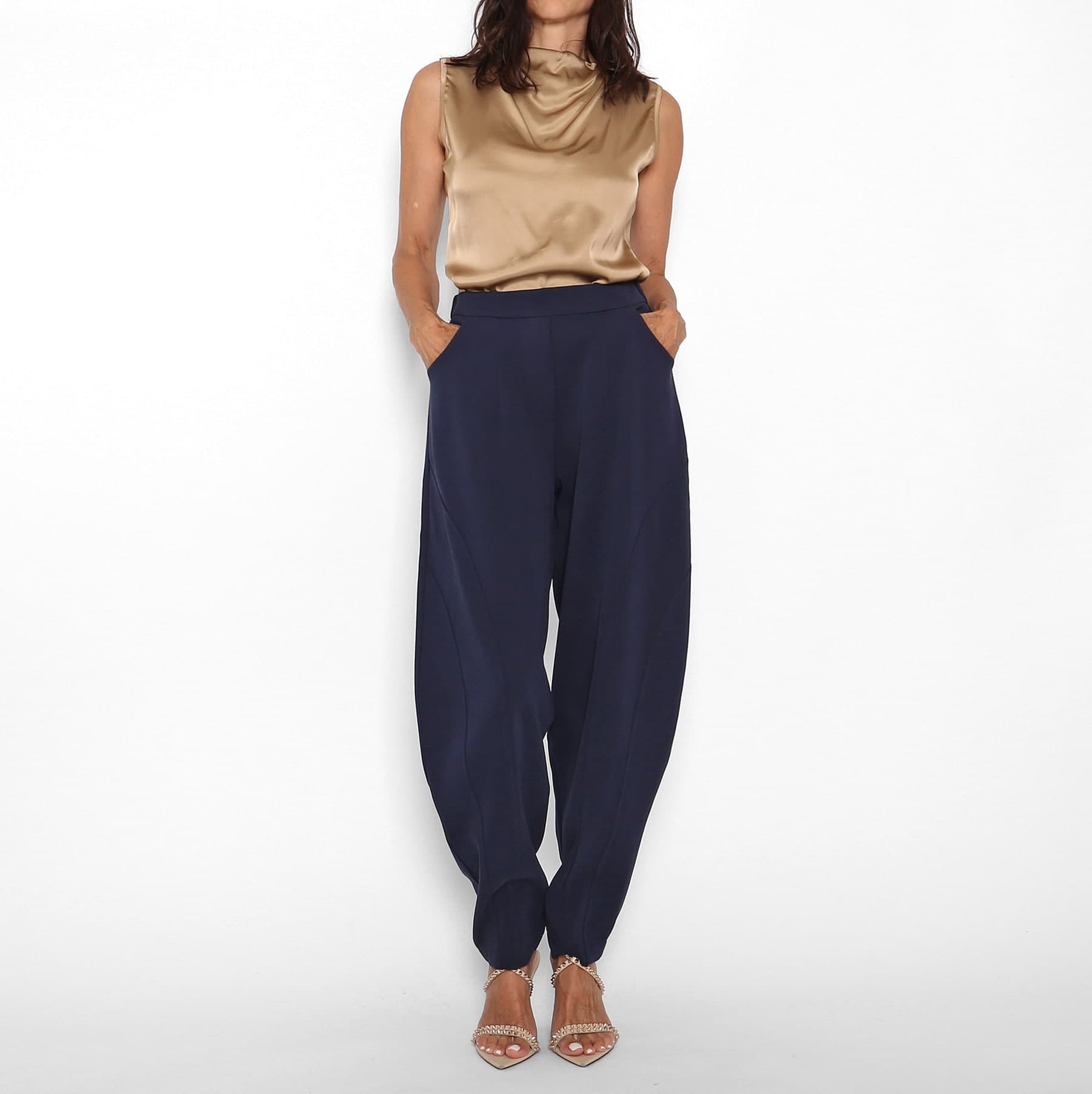Pantalón Elástico Azul — foto 2