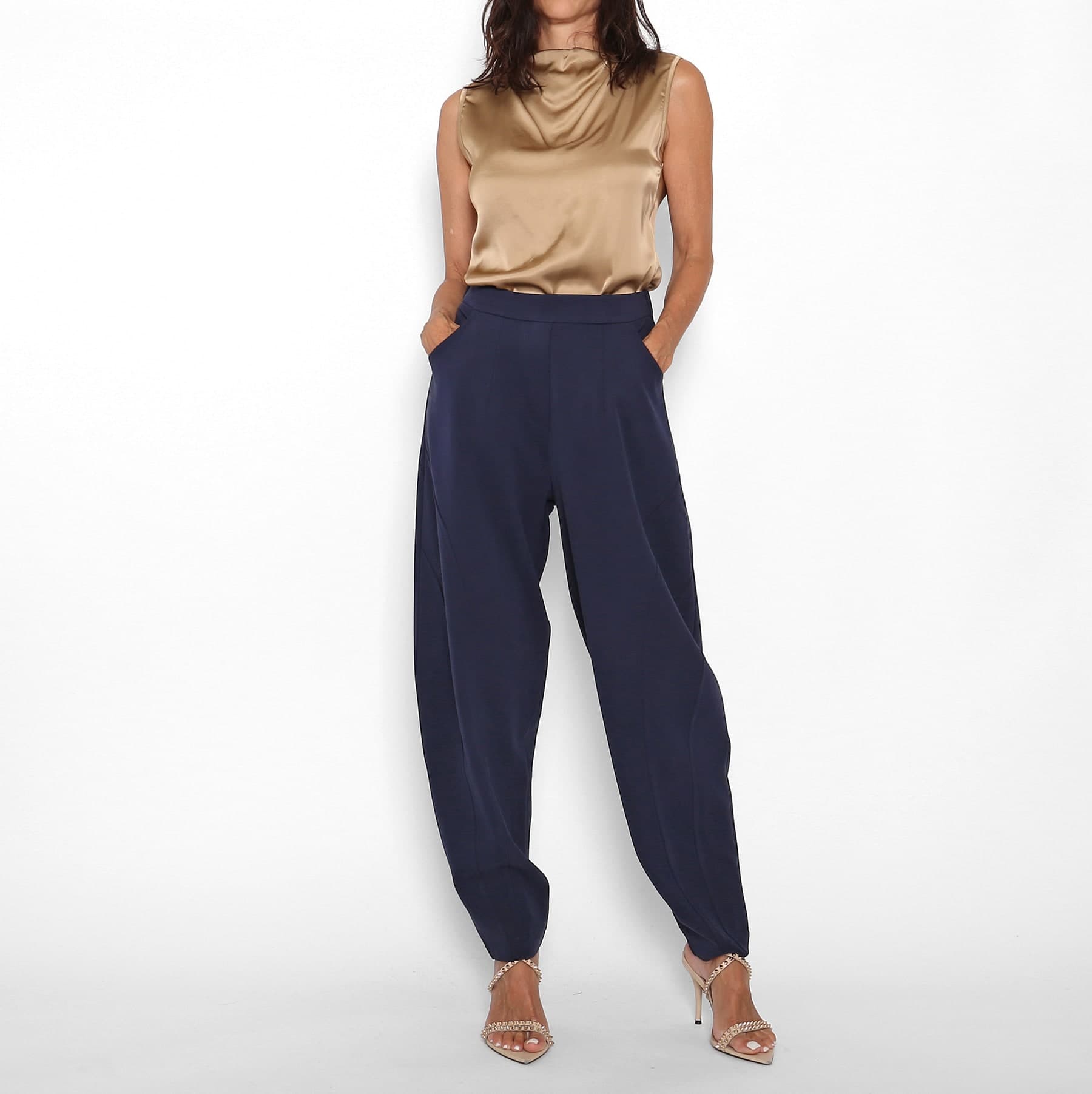 Pantalón Elástico Azul — foto 5