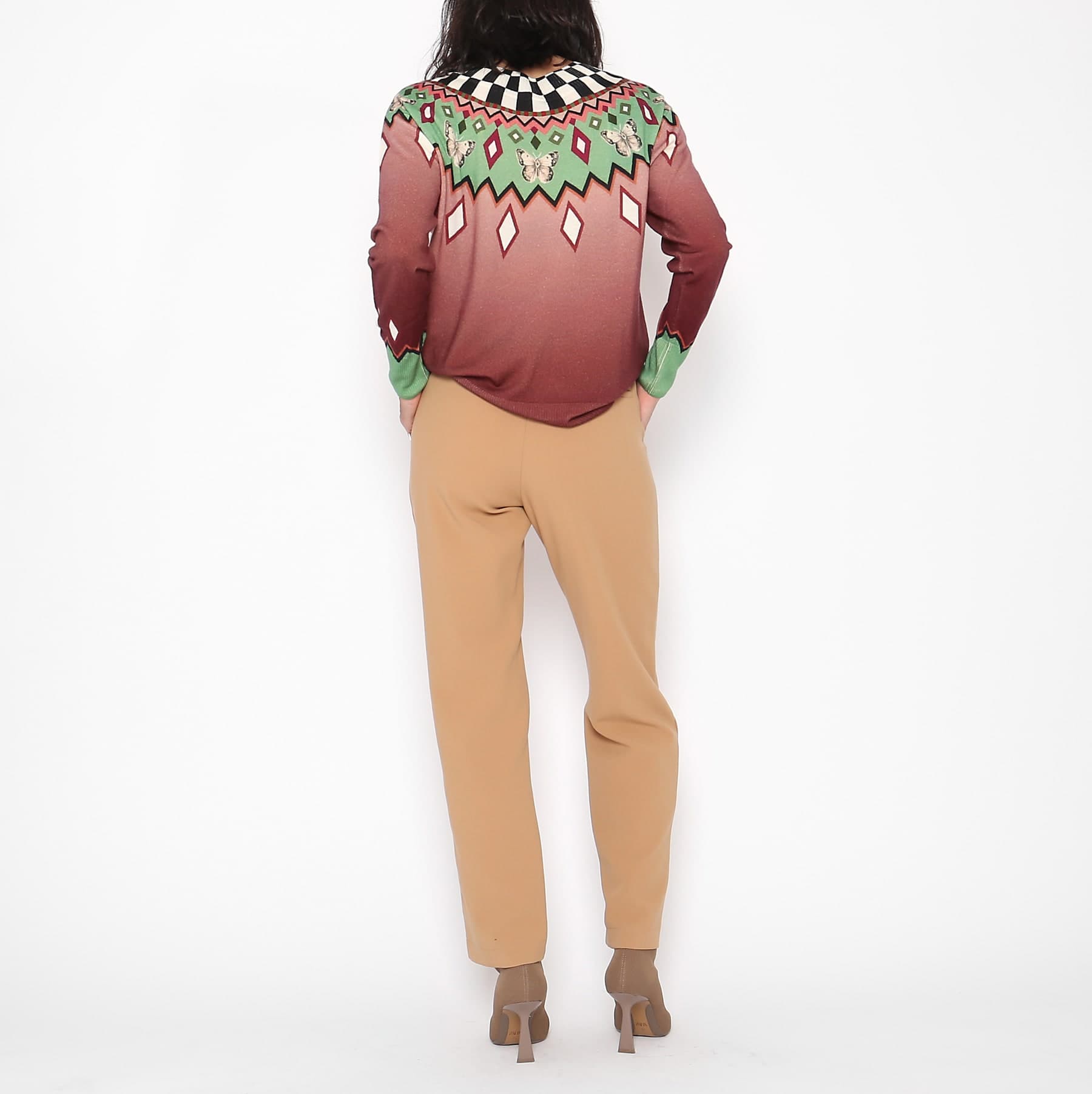 Pantalón Recto Camel — foto 4