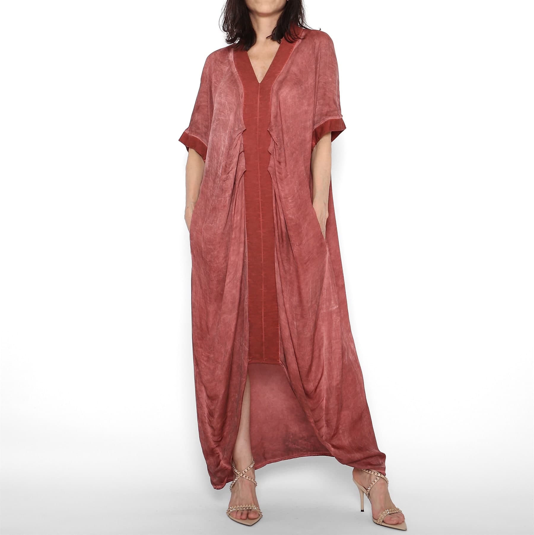 Vestido Creta Cereza — foto 2