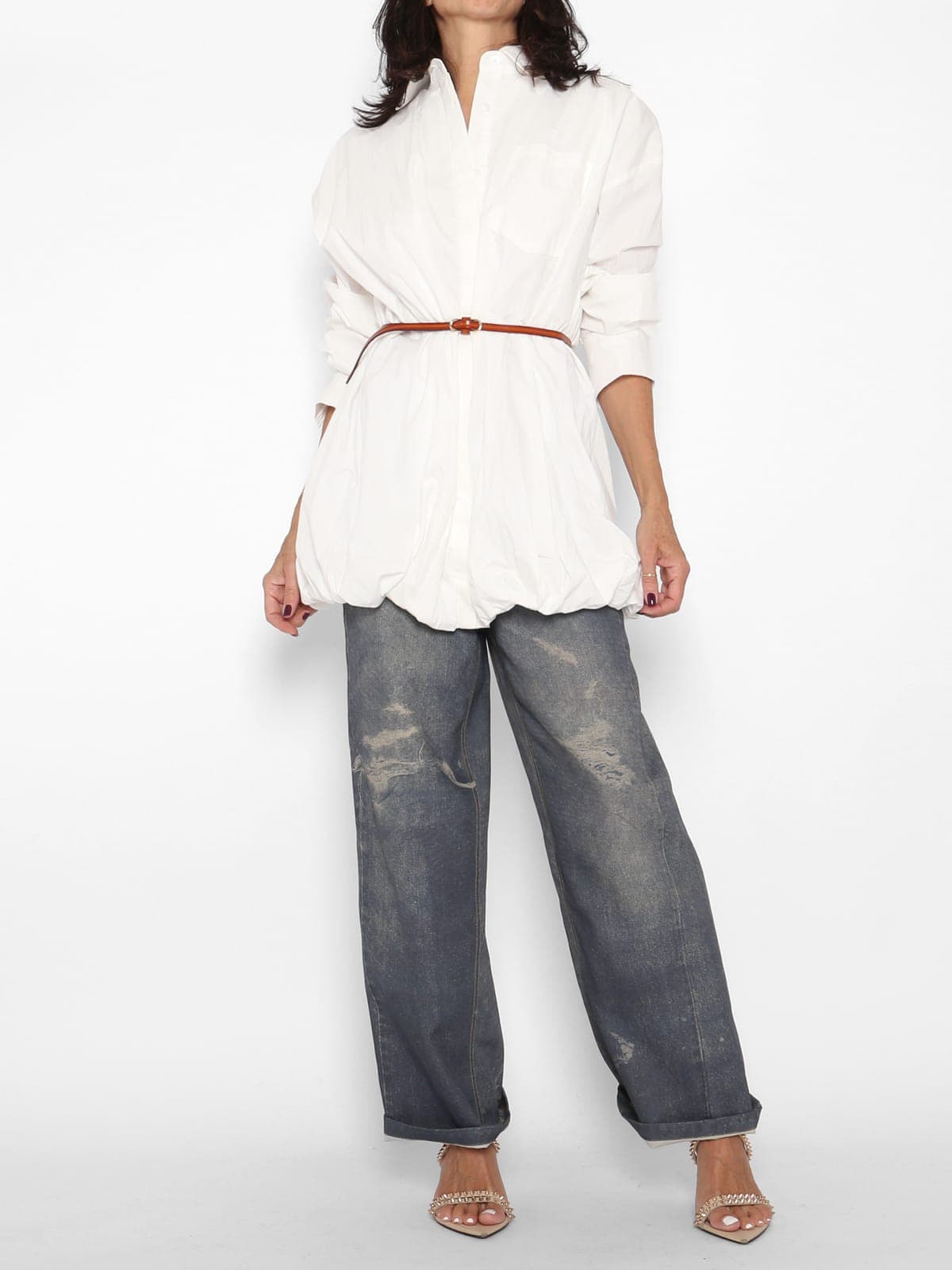 Camisa globo blanca — foto 2