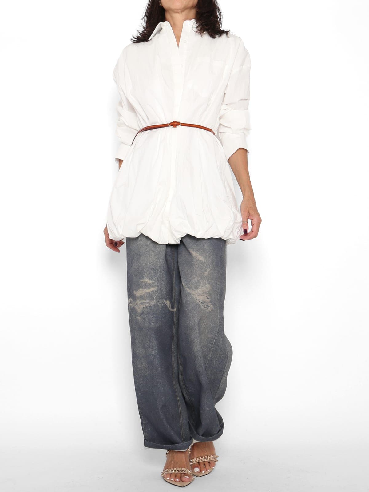 Camisa globo blanca — foto 3