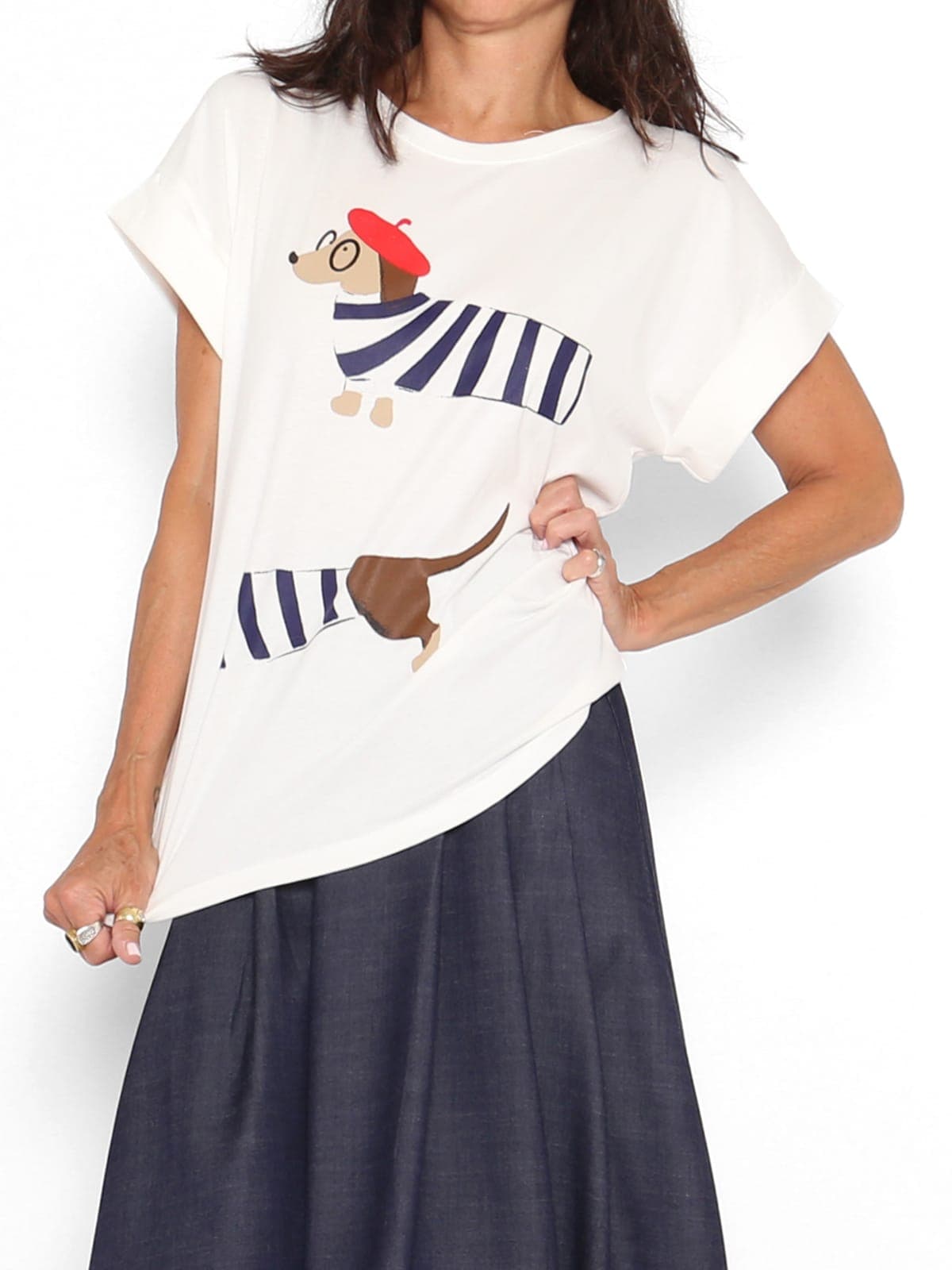 Camiseta French Dog Blanca