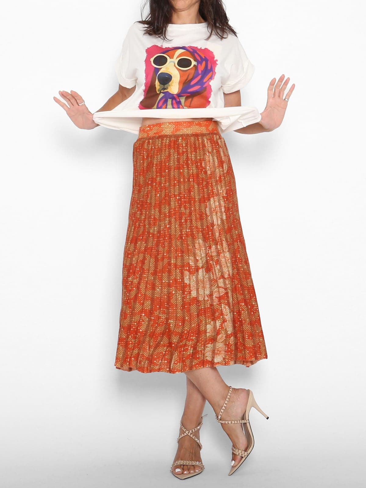 Falda Punto Naranja — foto 2
