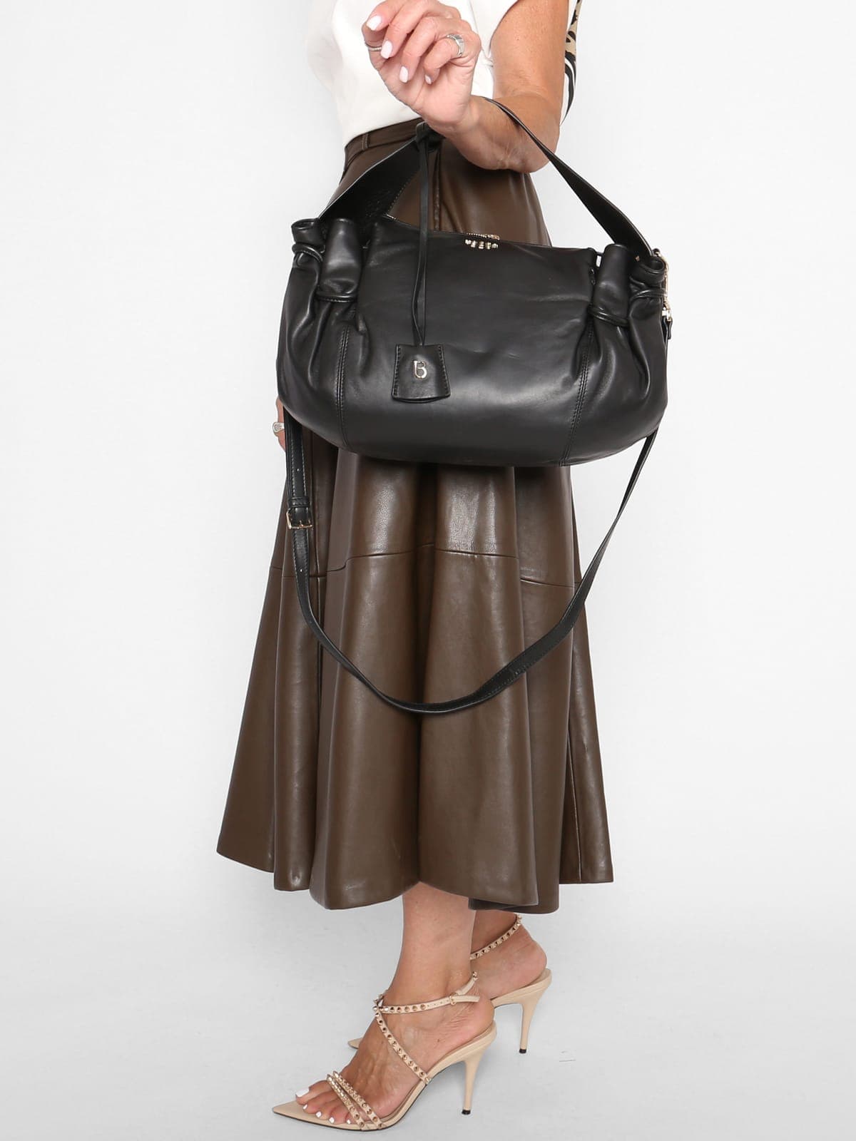 Bolso Negro Frunces — foto 3