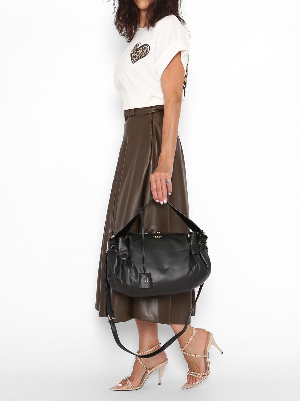 Bolso Negro Frunces — foto 4