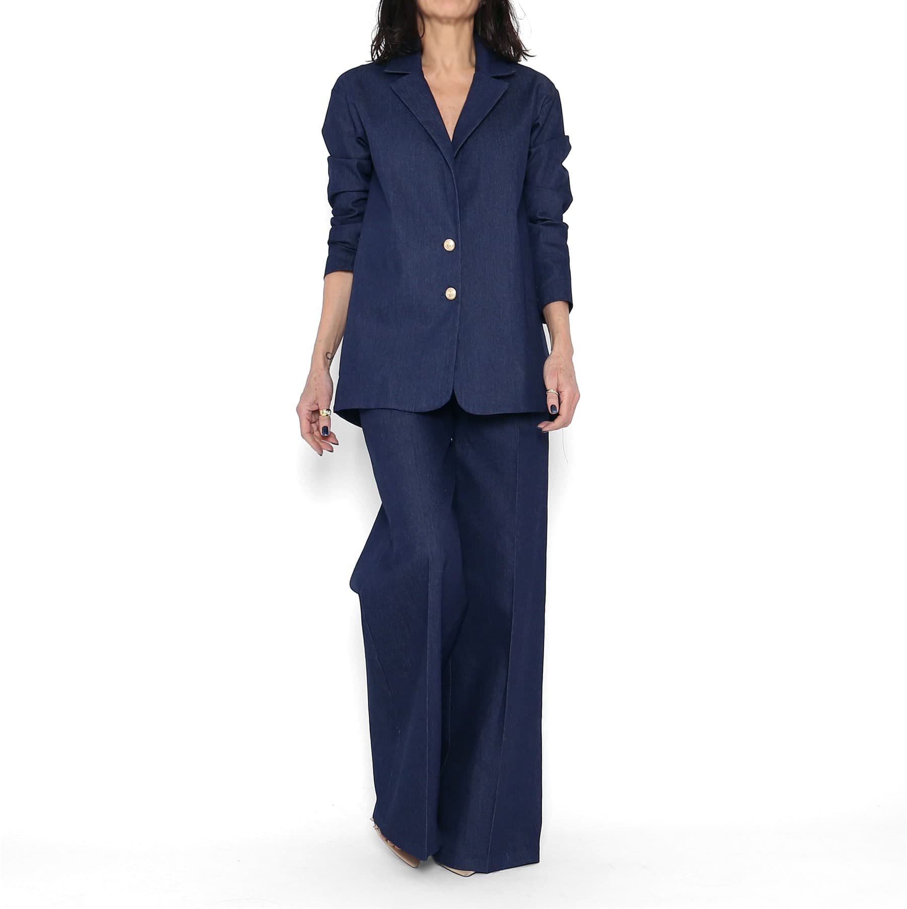 Americana Denim Botones — foto 5