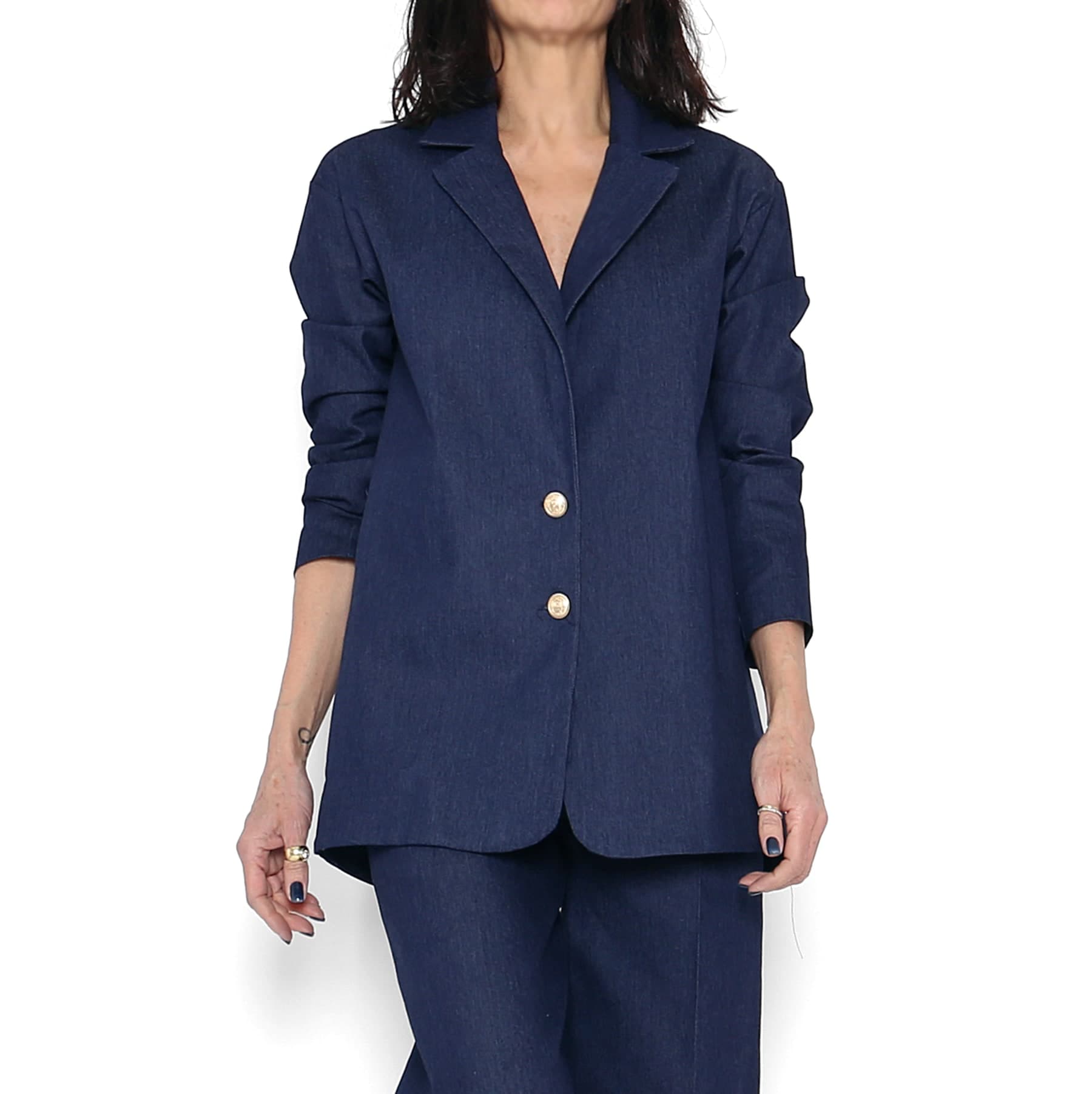 Americana Denim Botones — foto 6