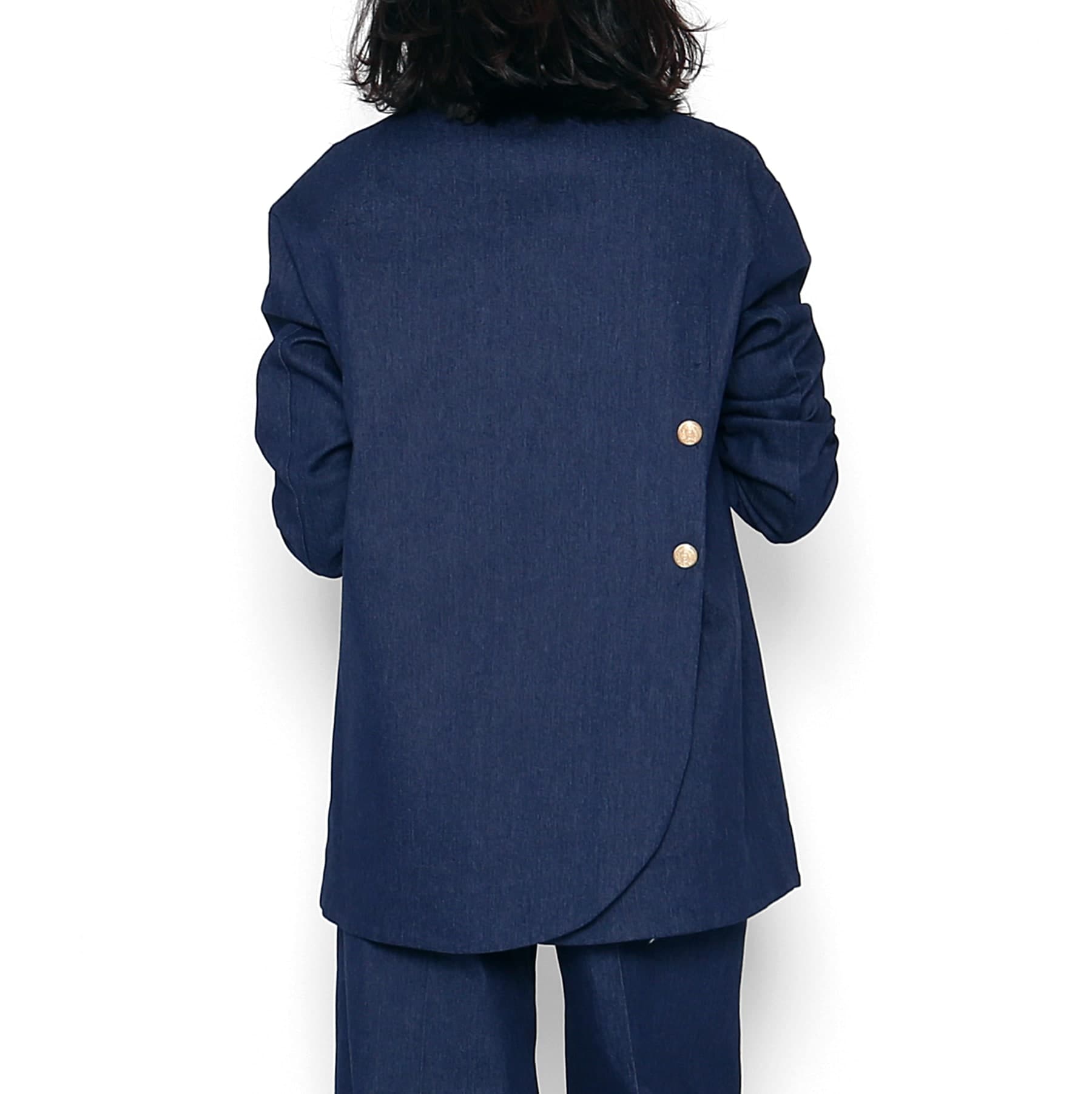 Americana Denim Botones