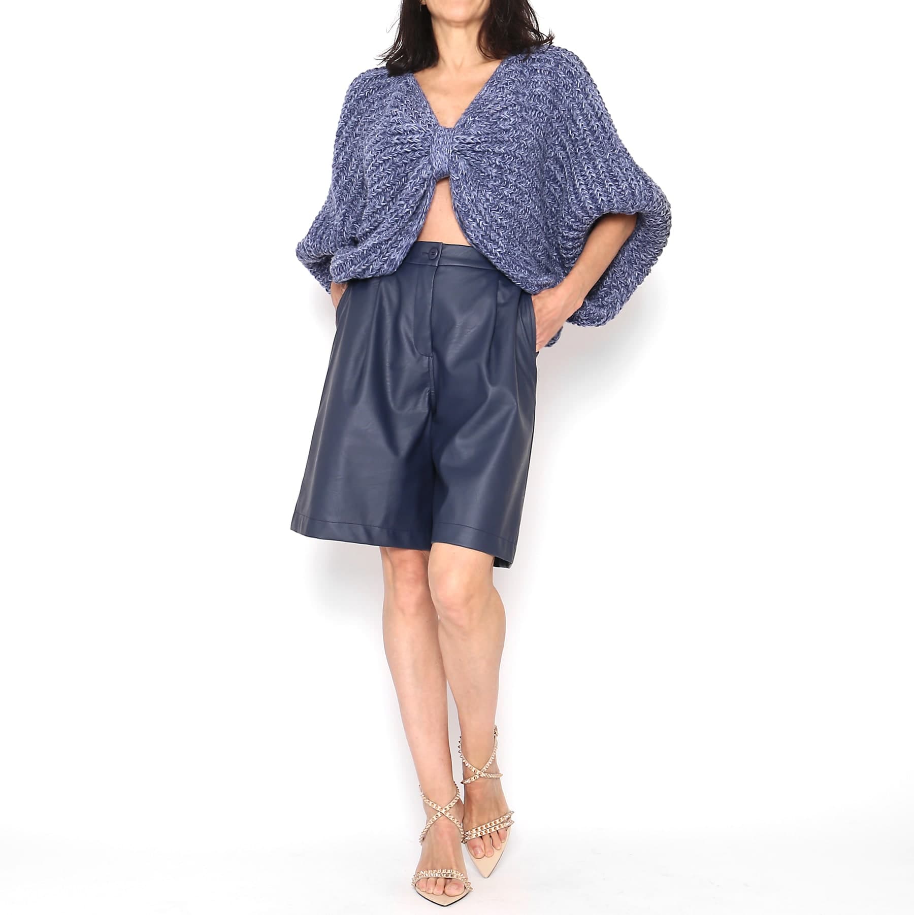 Bermudas Ecopiel Azul — foto 3