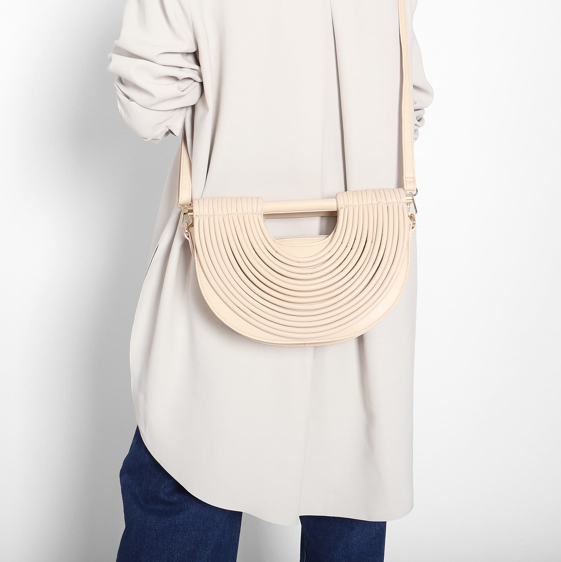 Bolso Tiras Marfil
