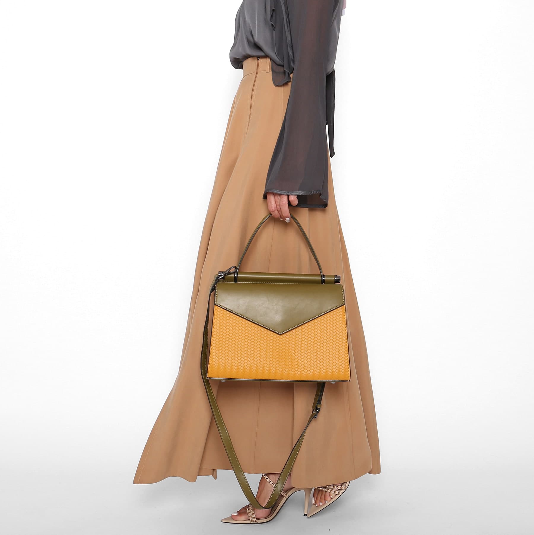 Bolso Reversible Caqui — foto 4