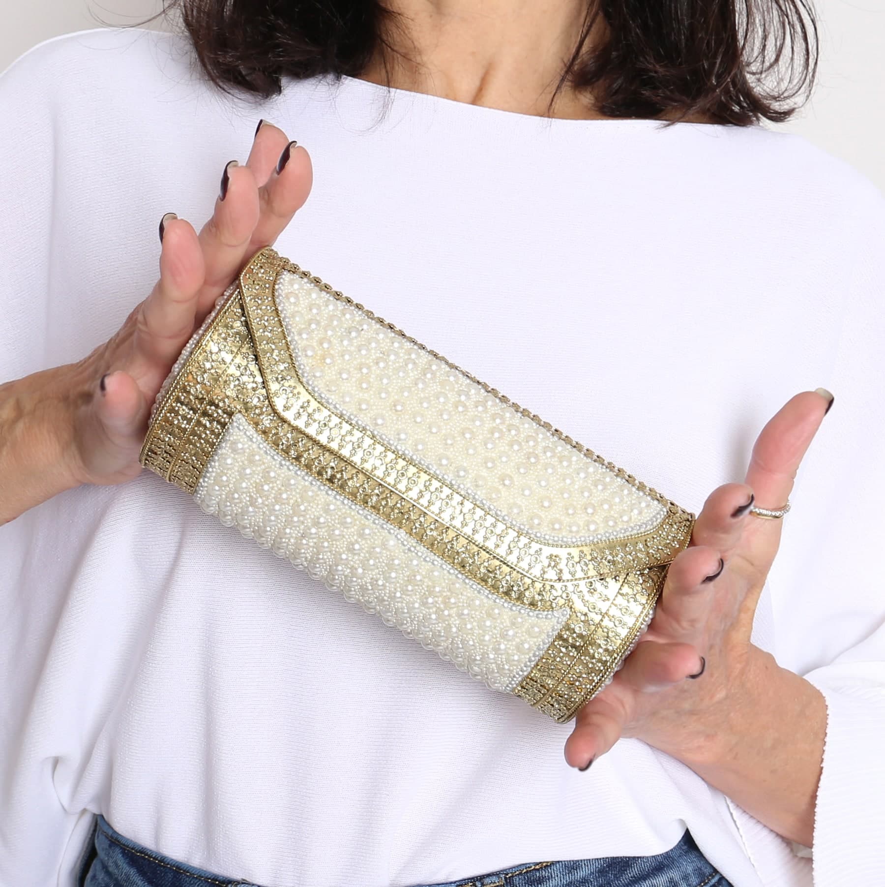 Bolso Pearl Redondo