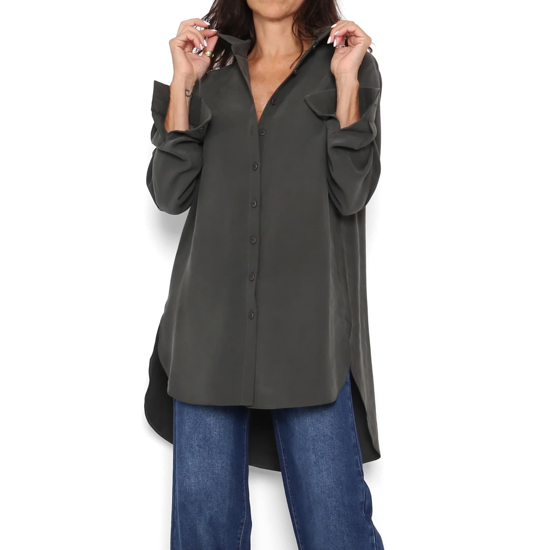 Camisa-Chaqueta Verde