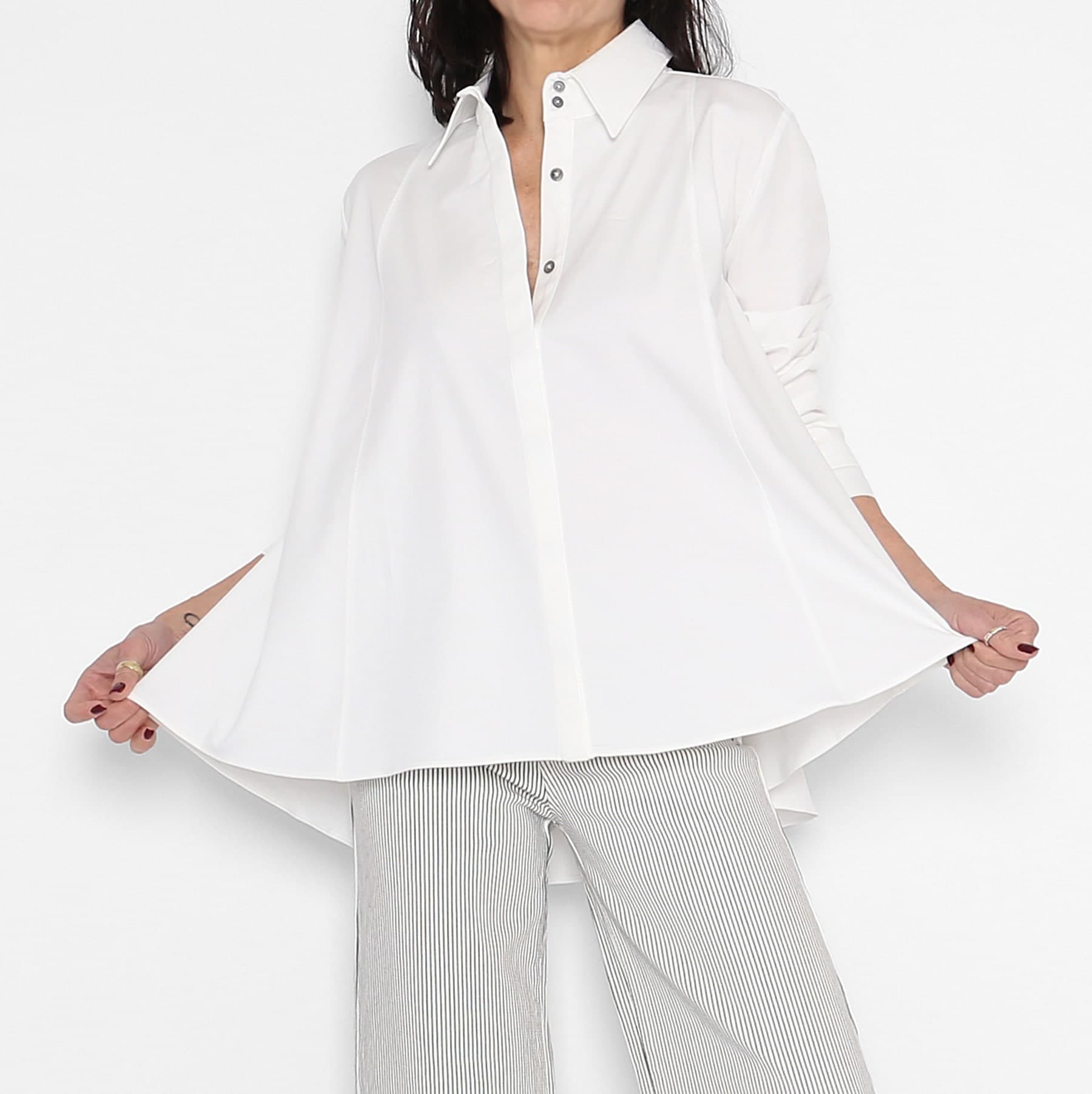 Camisa Quillas Blanca