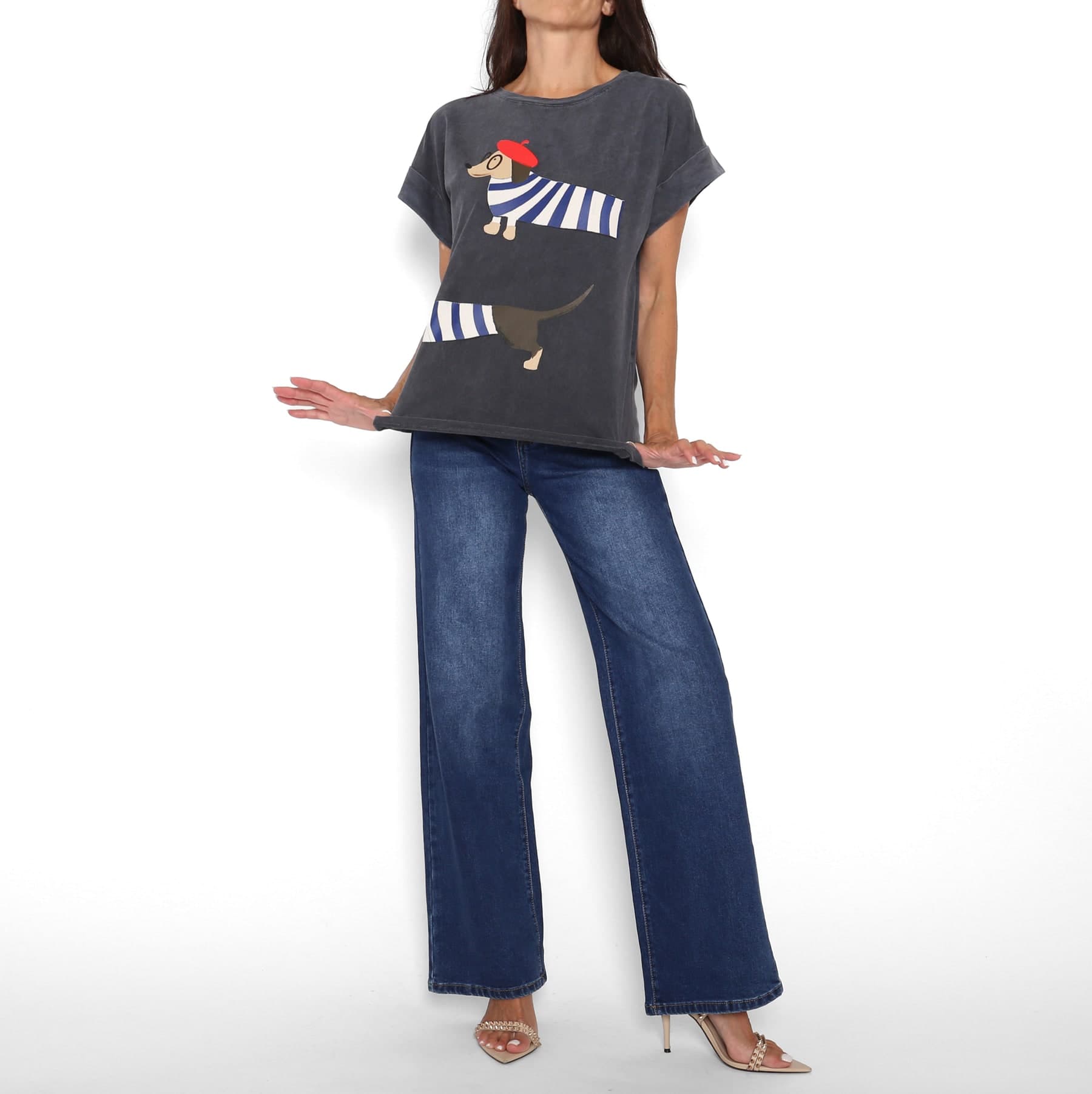 Camiseta French Dog Negra — foto 2