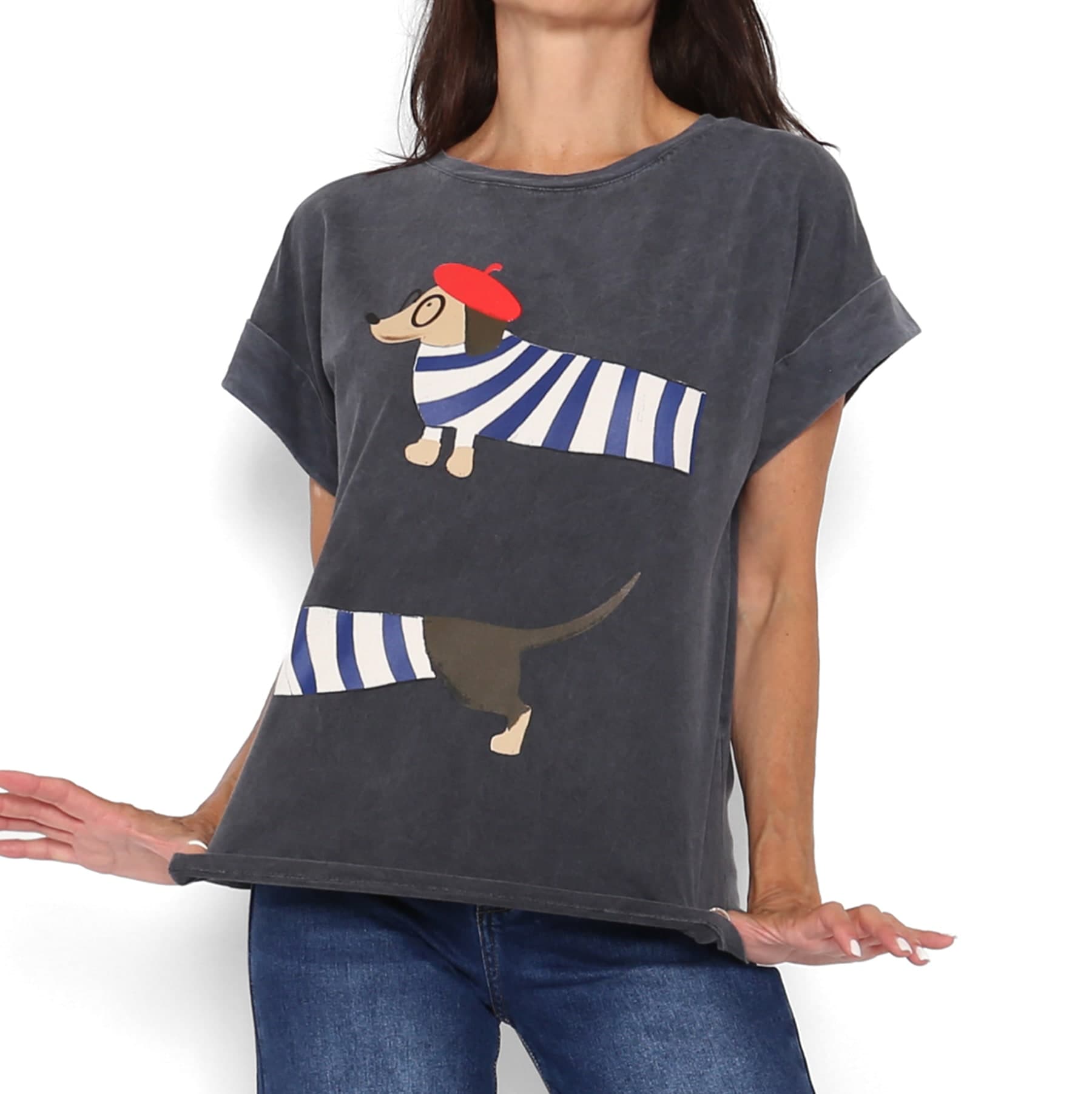 Camiseta French Dog Negra