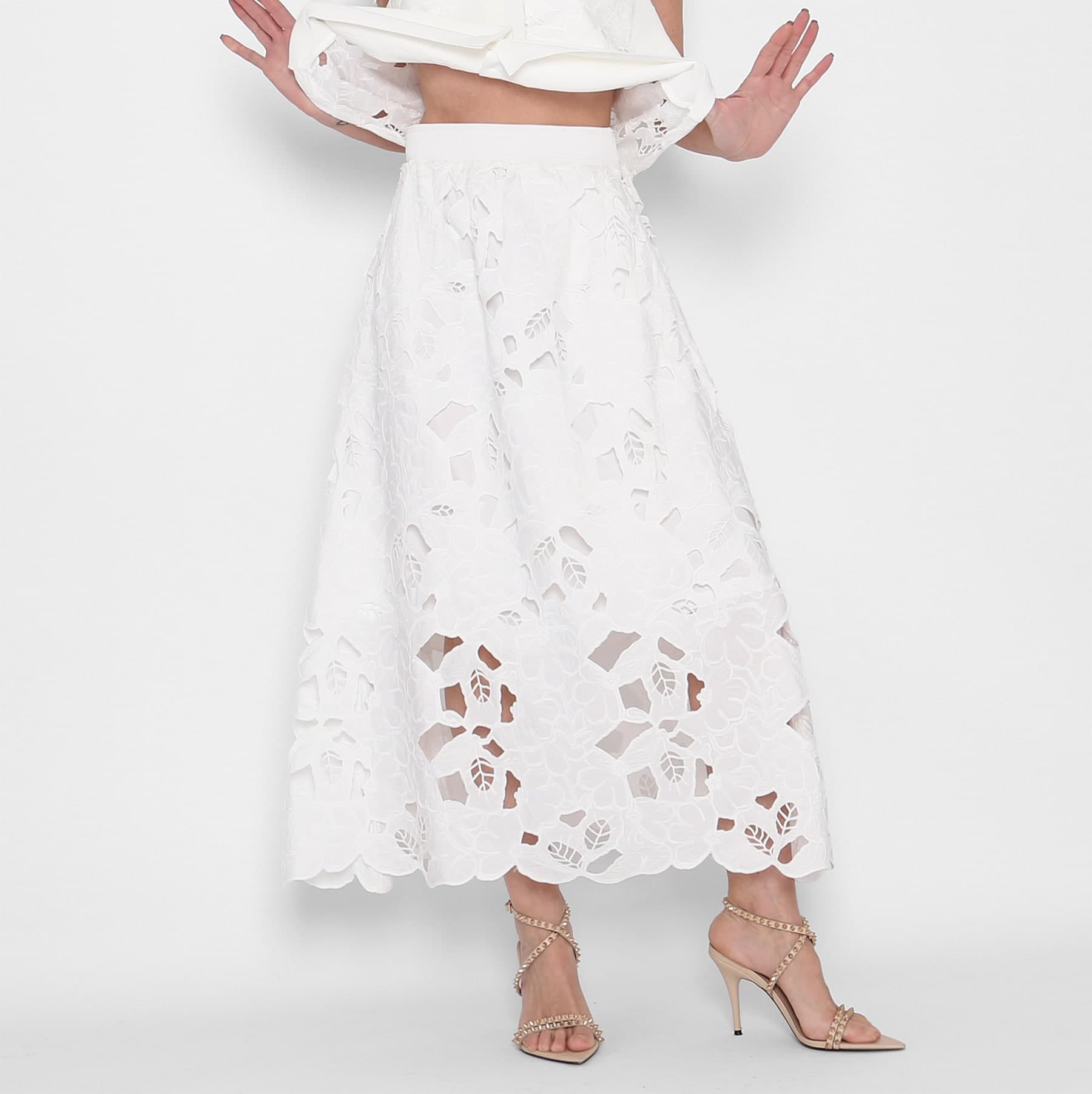 Falda Calada Blanca
