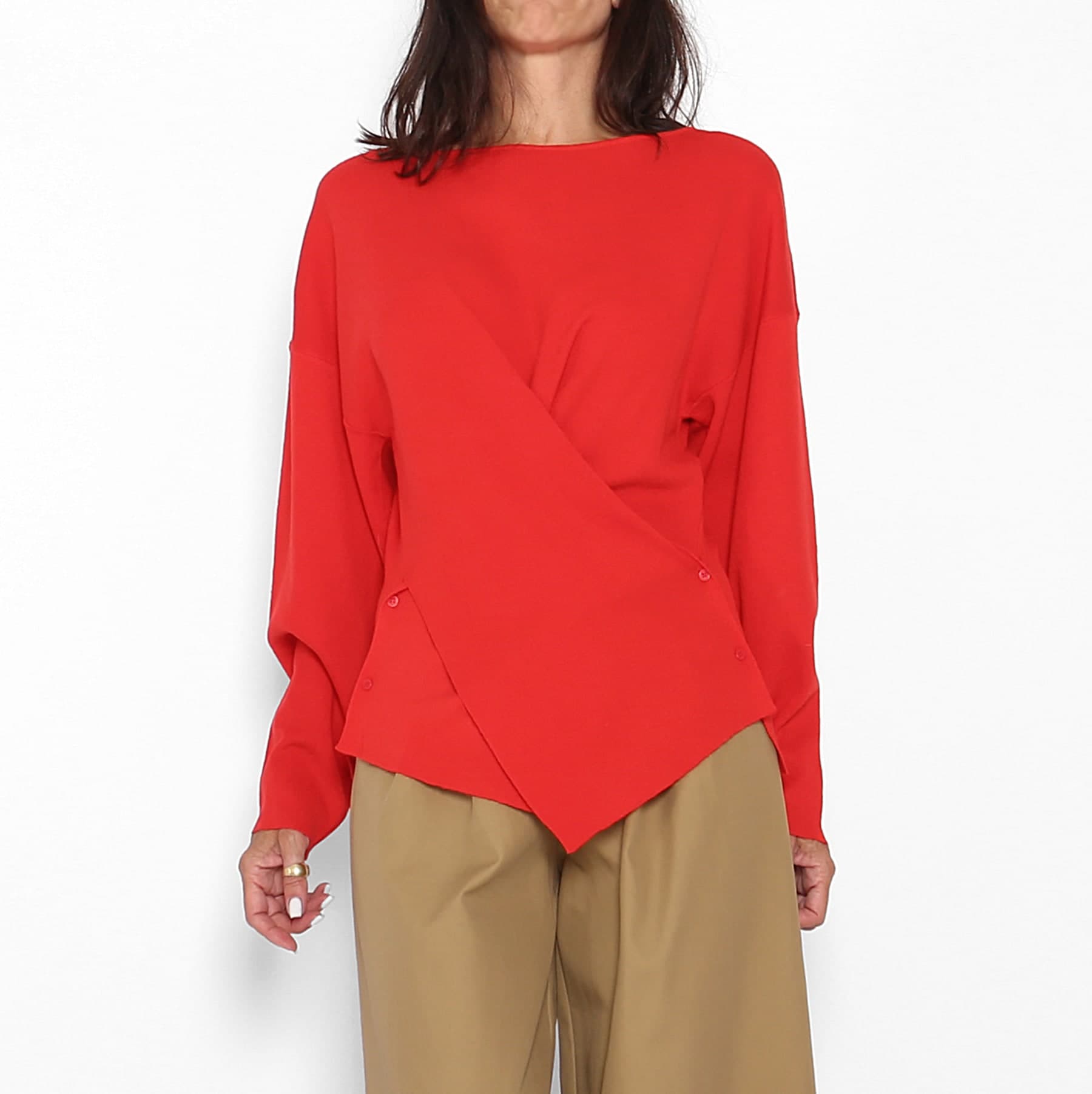 Jersey Abotonado Rojo
