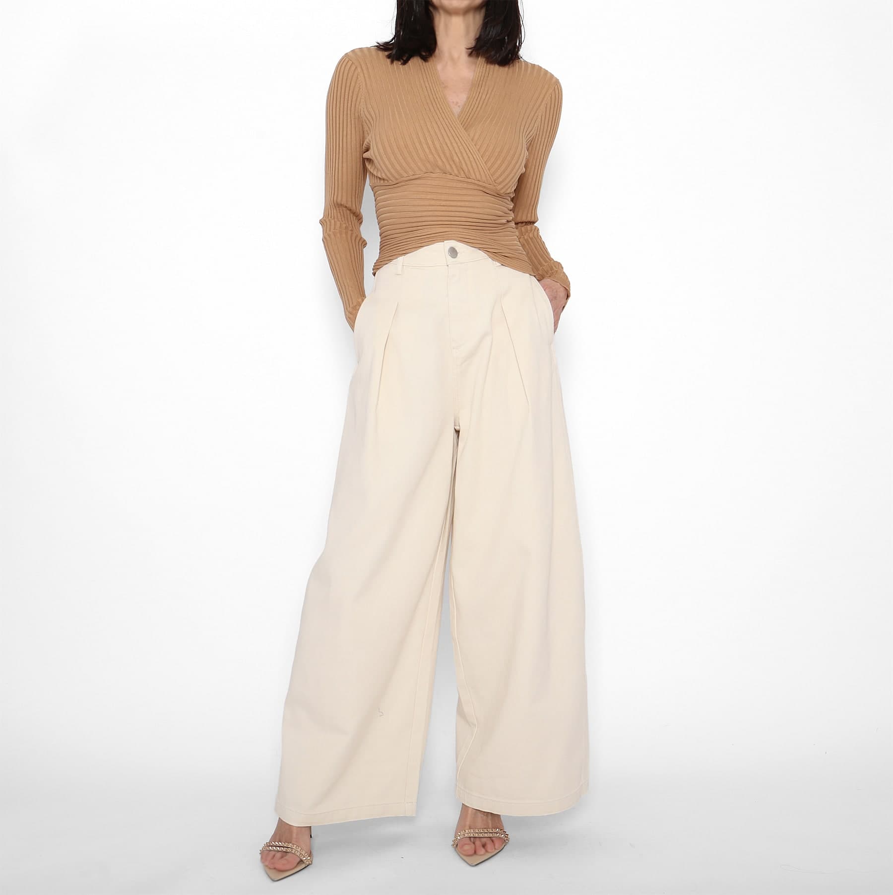 Jersey Cruzado Camel — foto 2