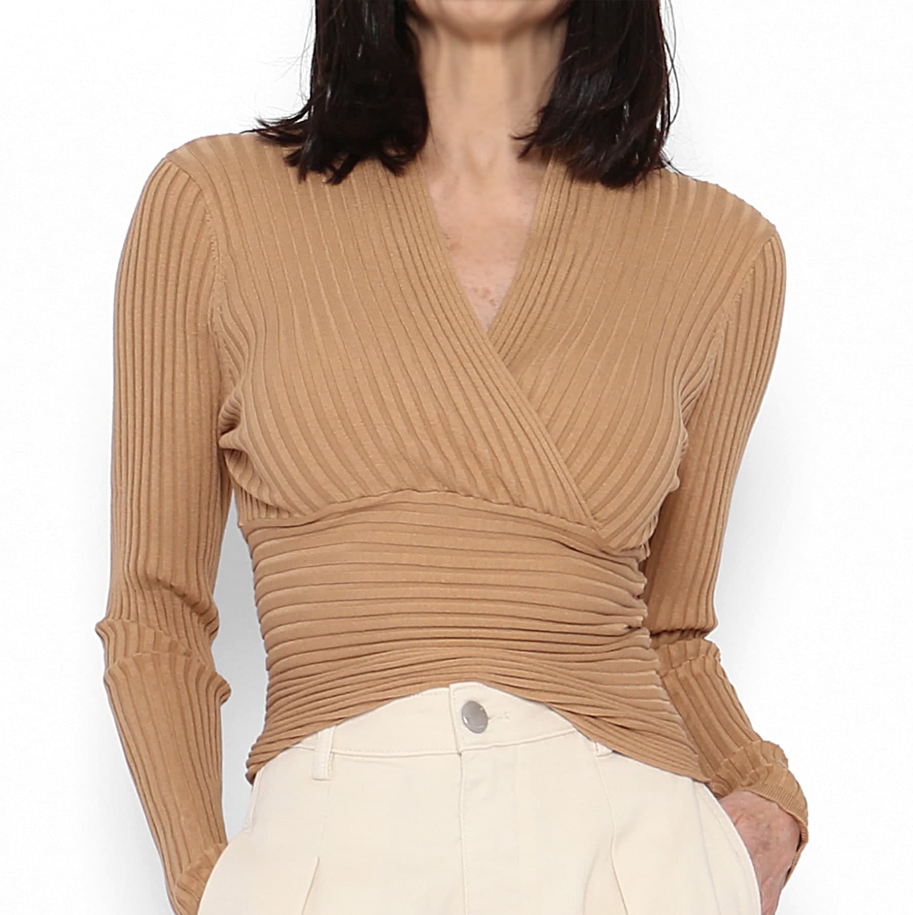 Jersey Cruzado Camel