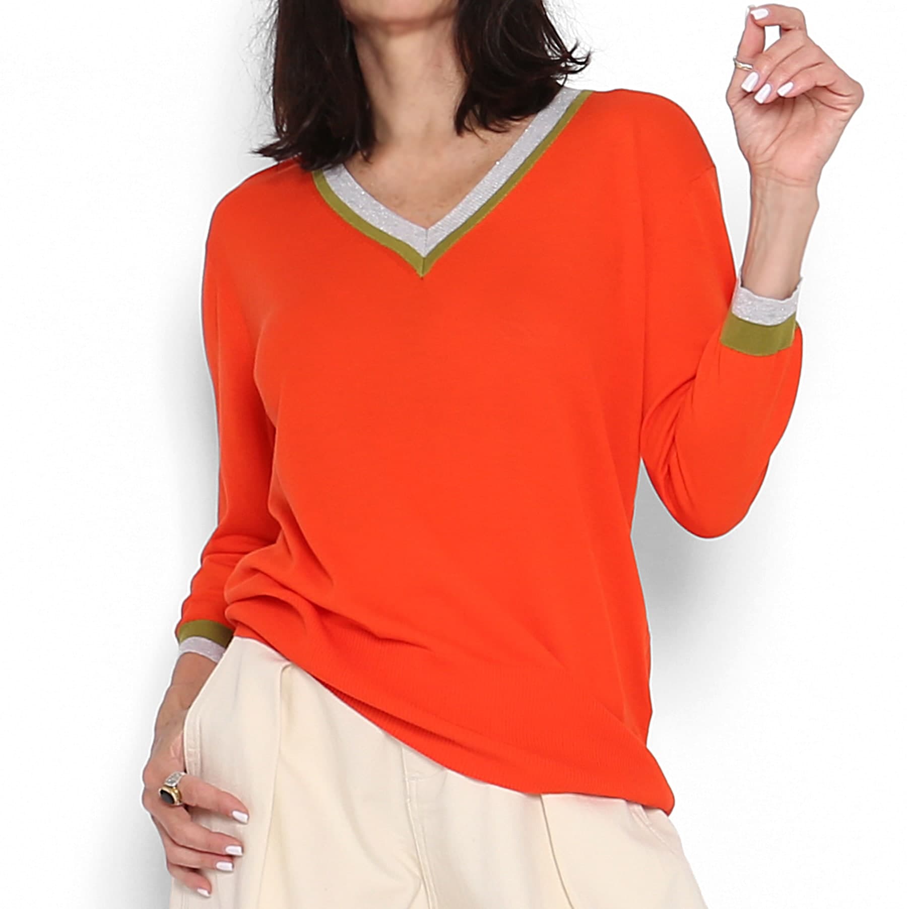 Jersey Pico Naranja