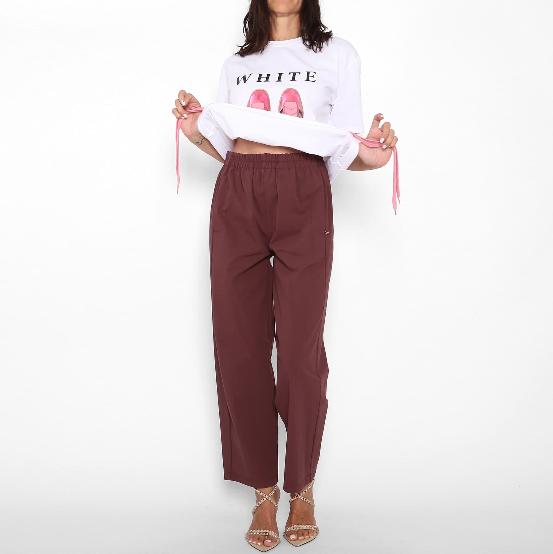 Pantalón Fruncido Uva — foto 2