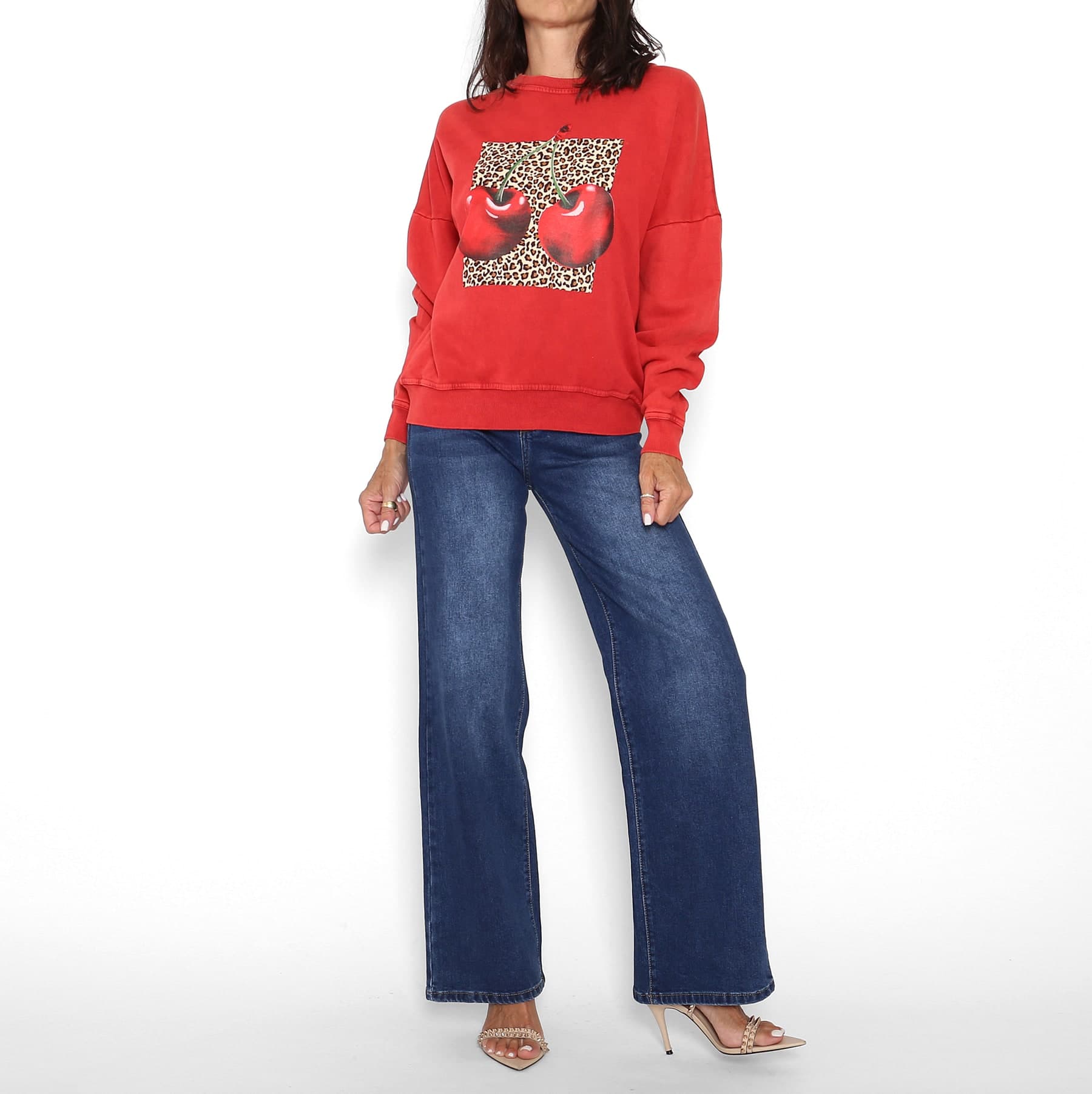 Sudadera Cherry Roja — foto 2