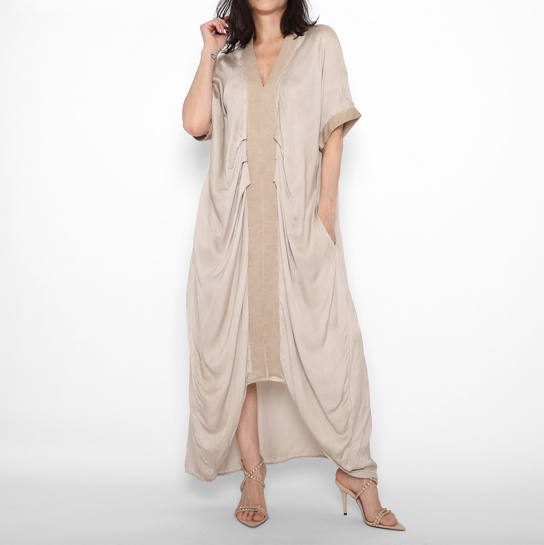Vestido Creta Arena