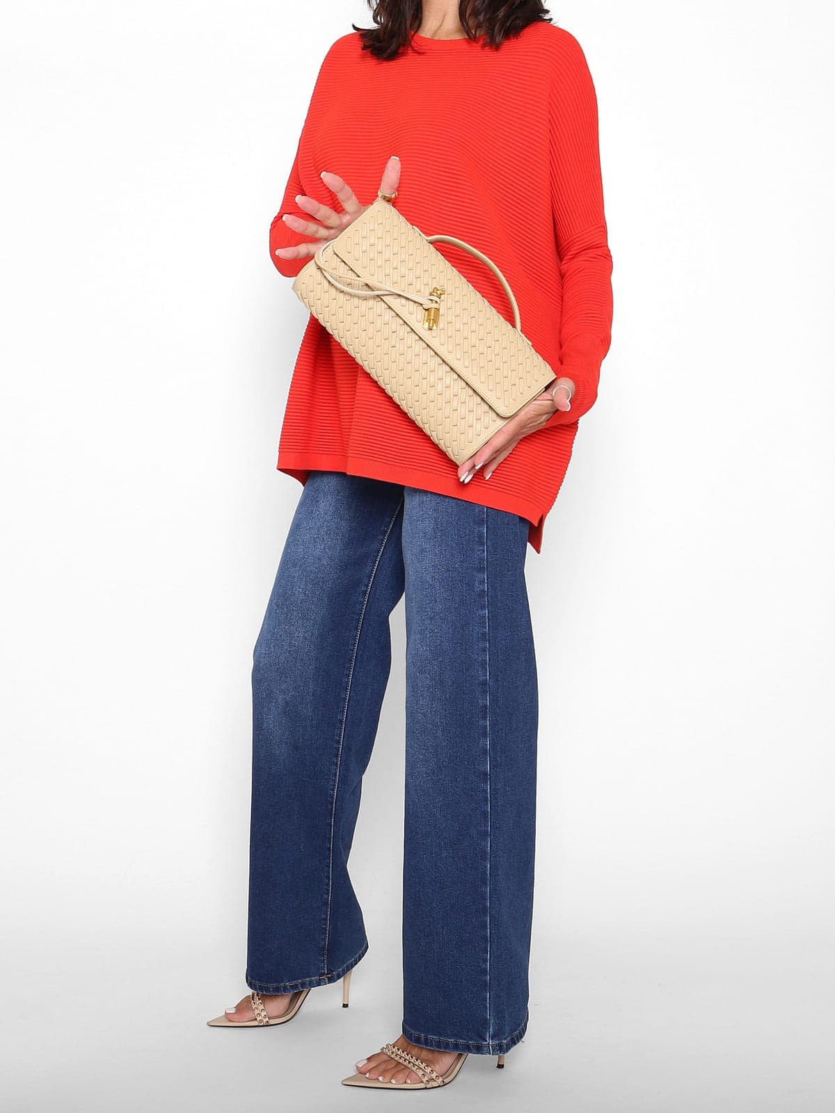Bolso Trenzado Beige — foto 2