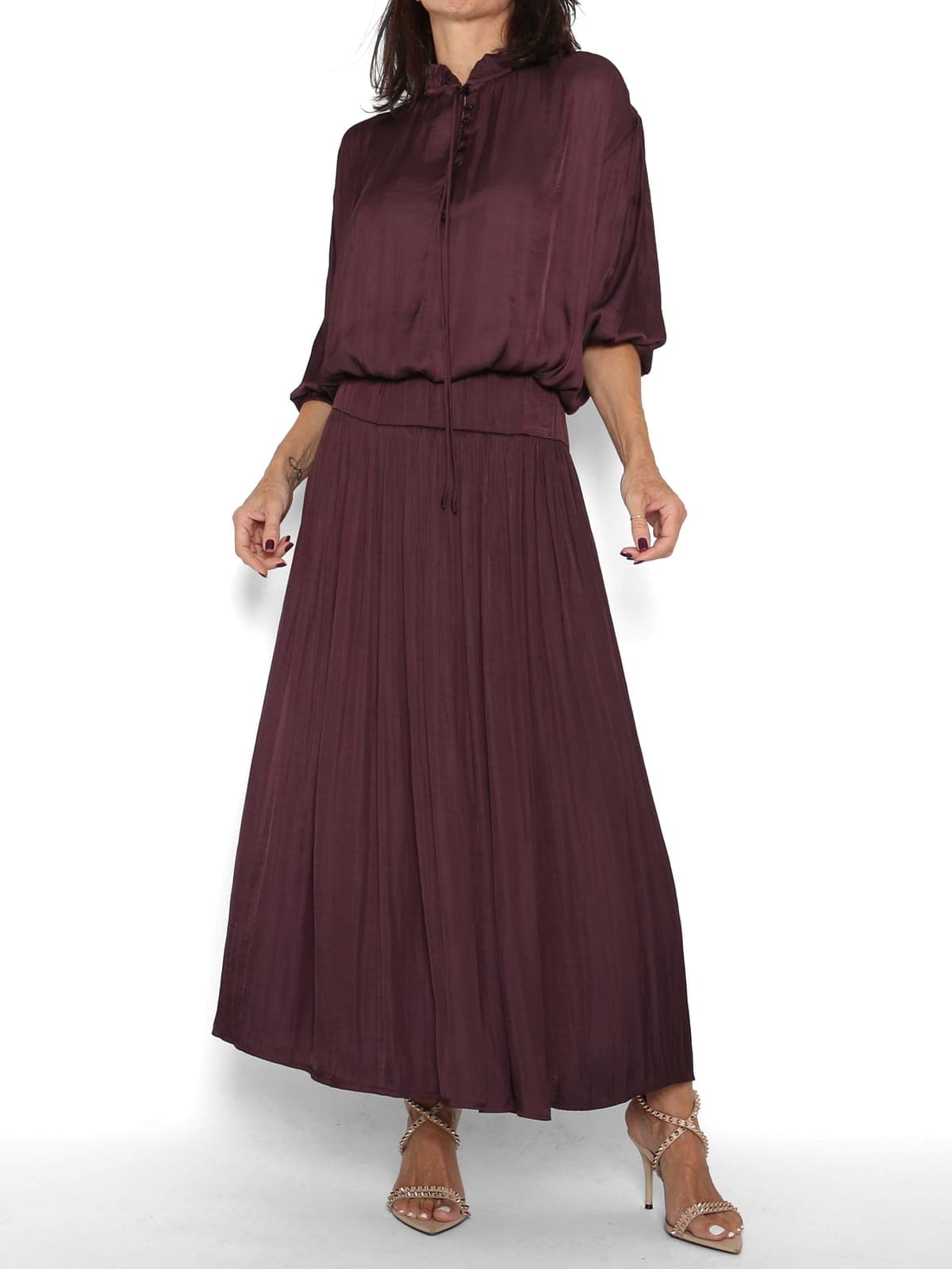 Look Satinado Berenjena