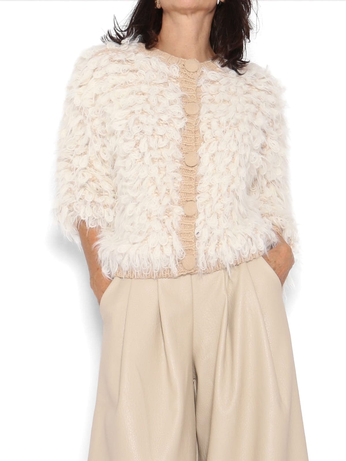 Chaqueta Pelo Marfil