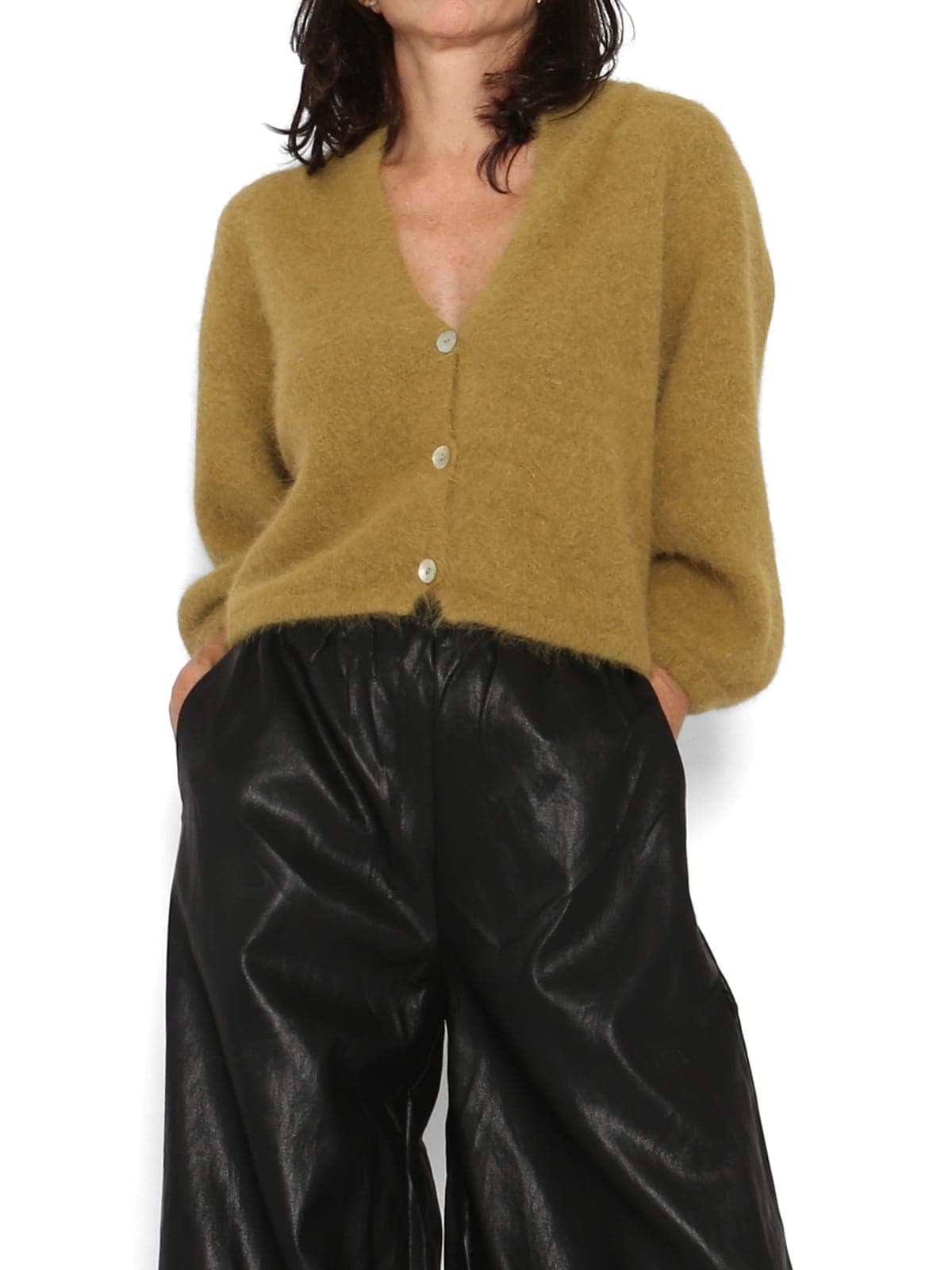 Chaqueta de punto Verde