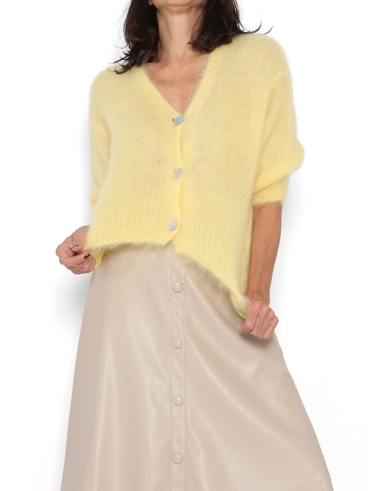 Chaqueta Punto Amarilla