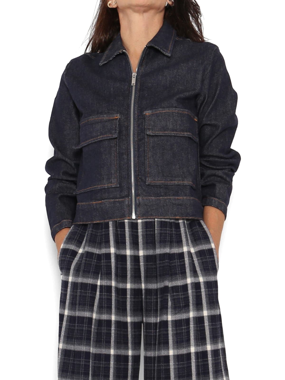 Chaqueta Vaquera Cremalleras — foto 2