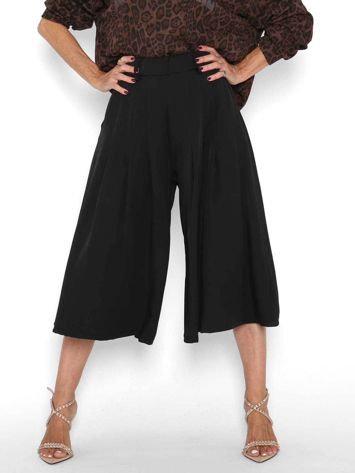 Falda Pantalón Negra