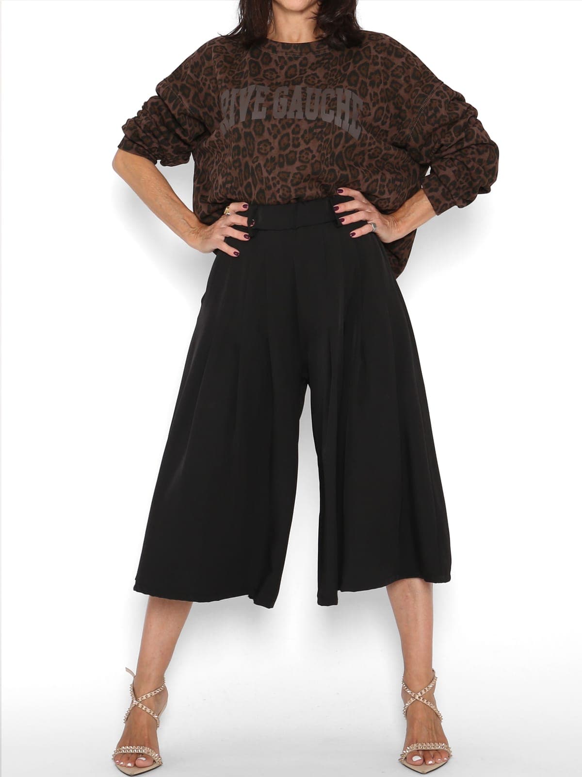 Falda Pantalón Negra — foto 2