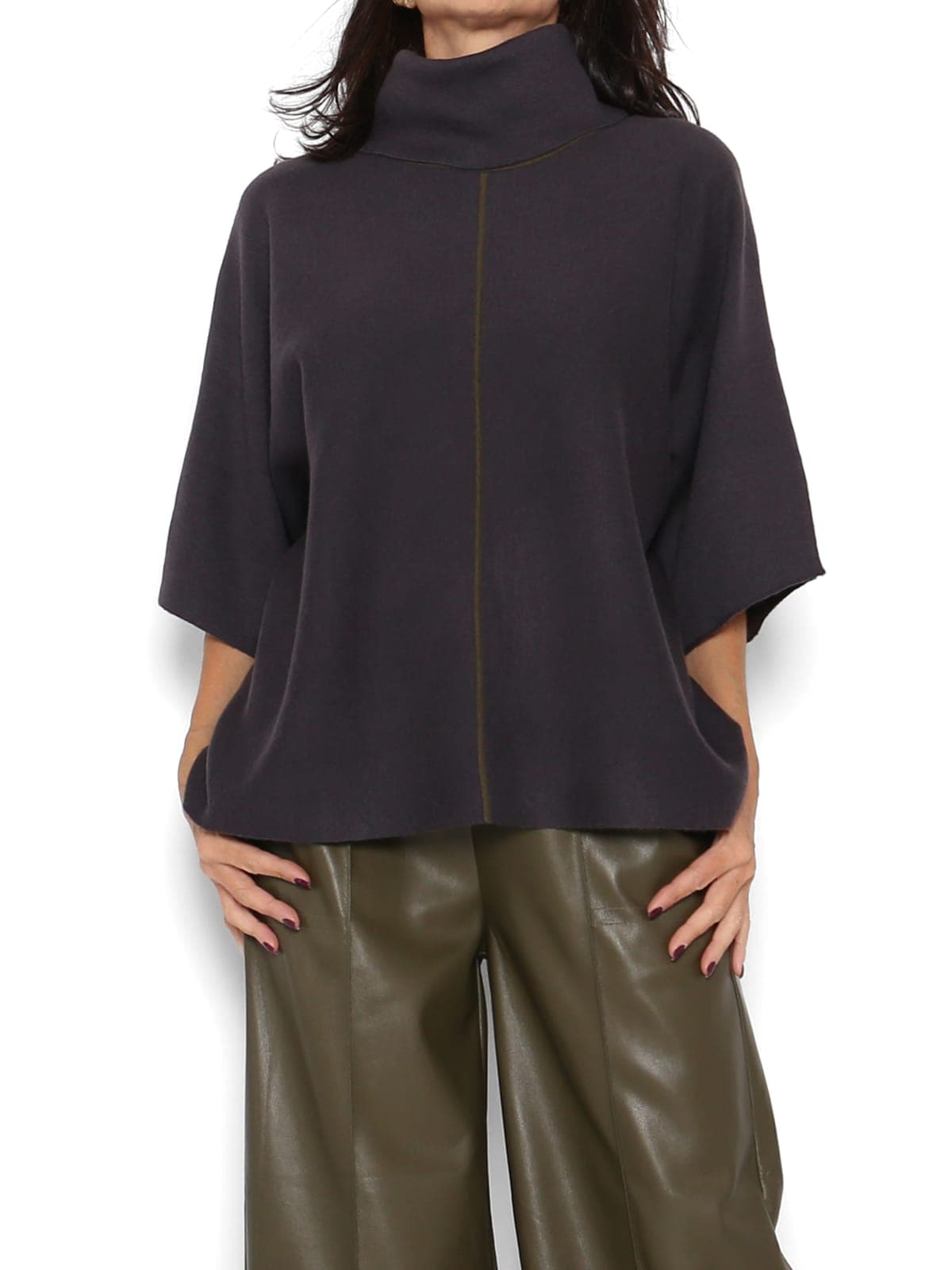 Jersey Punto Gris Raya Caqui