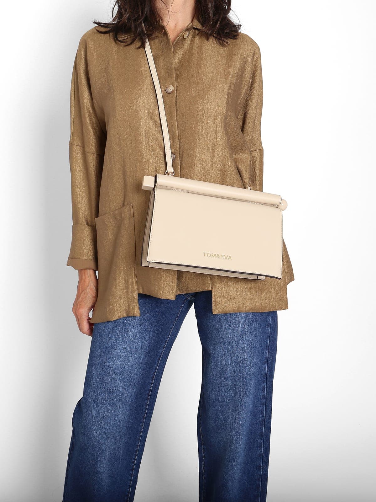 Bolso Papiro Marfil — foto 2